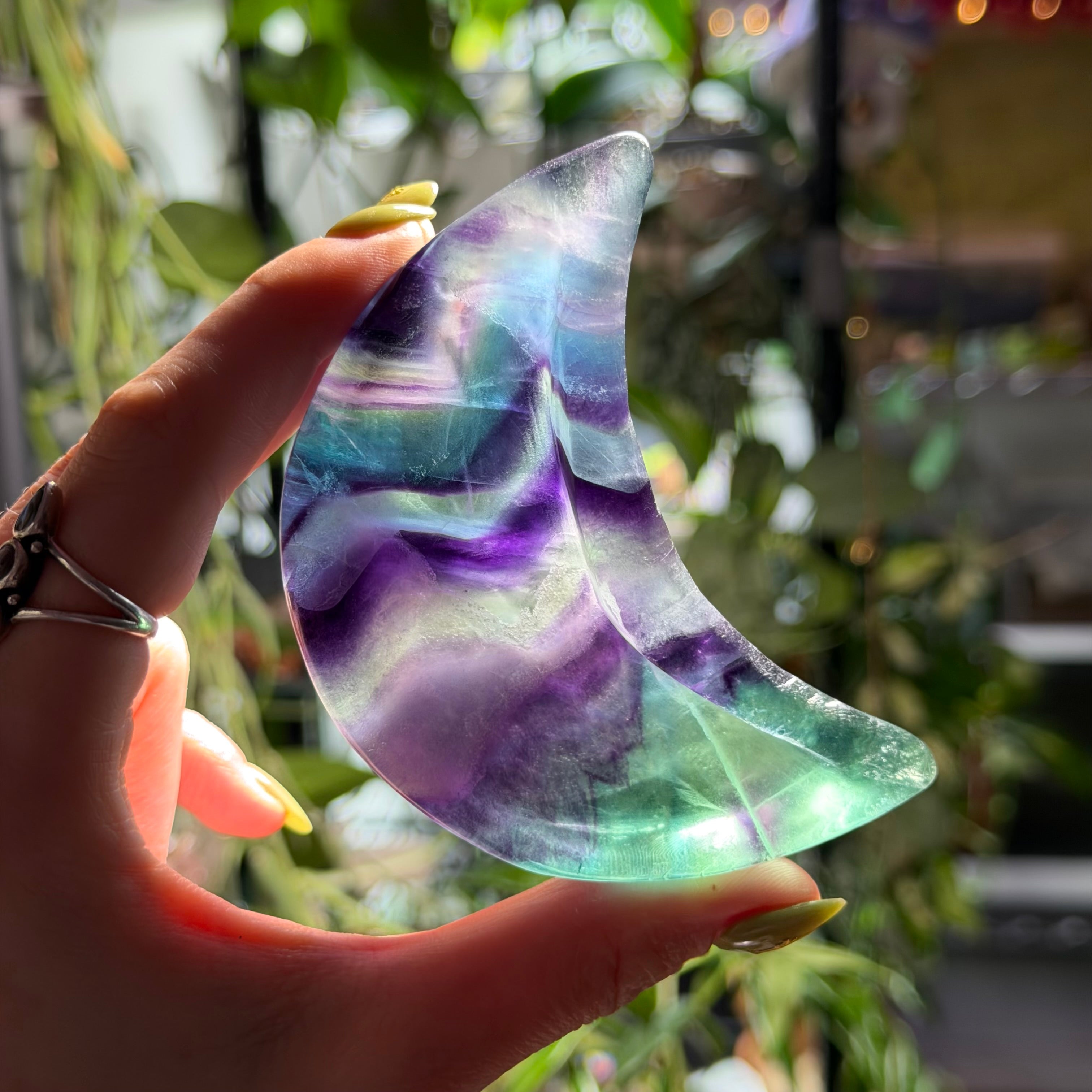 Fluorite Moon Bowl