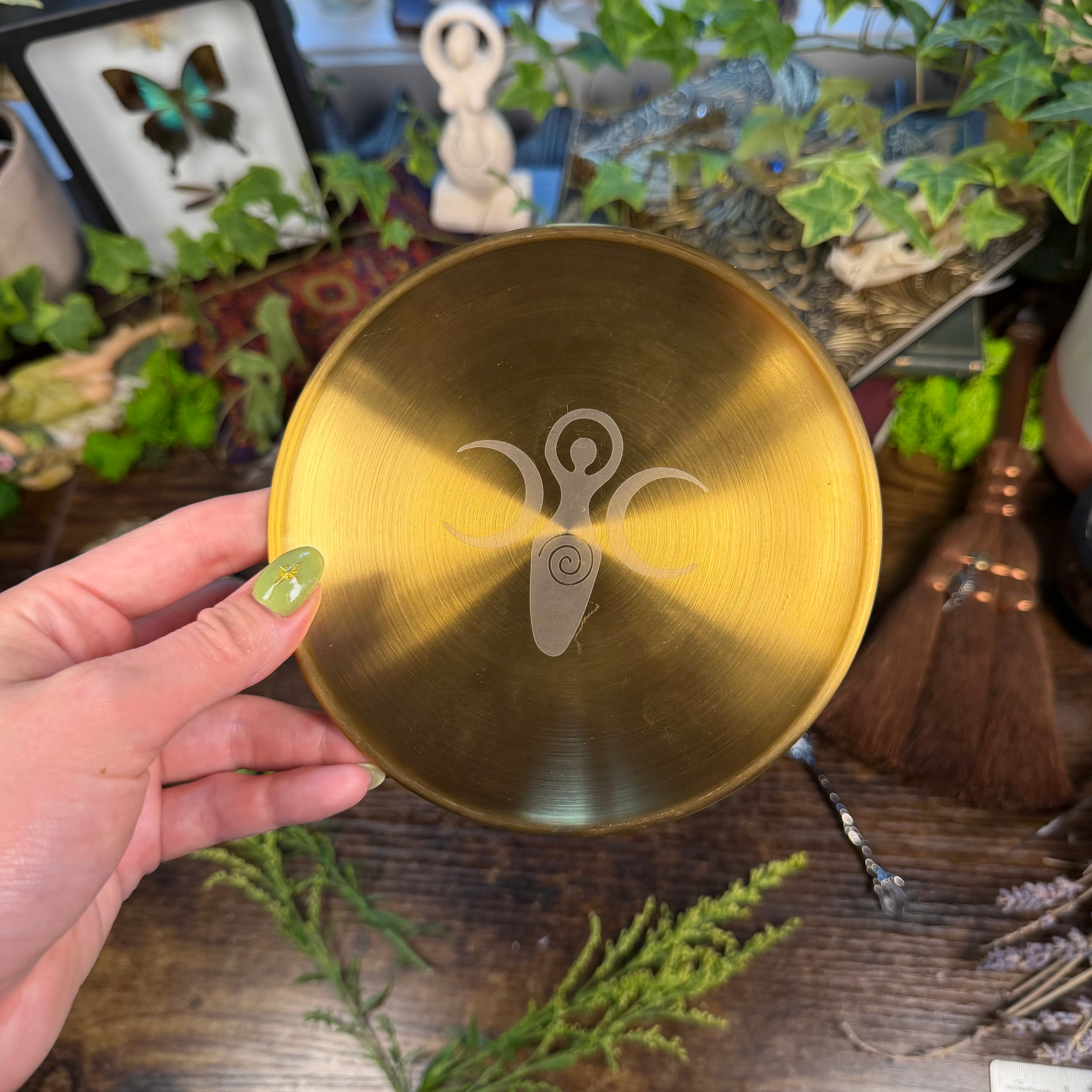 Altar Dish - Spiral Goddess