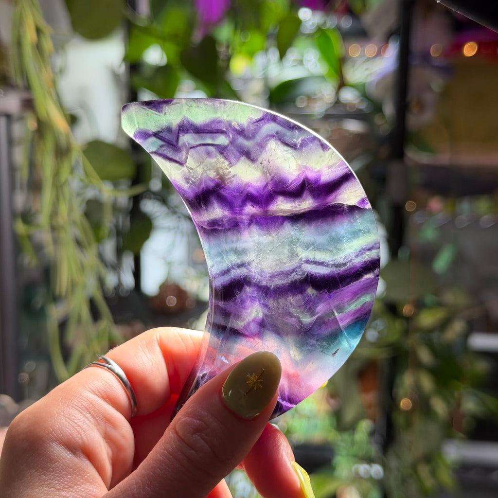 Fluorite Moon Bowl