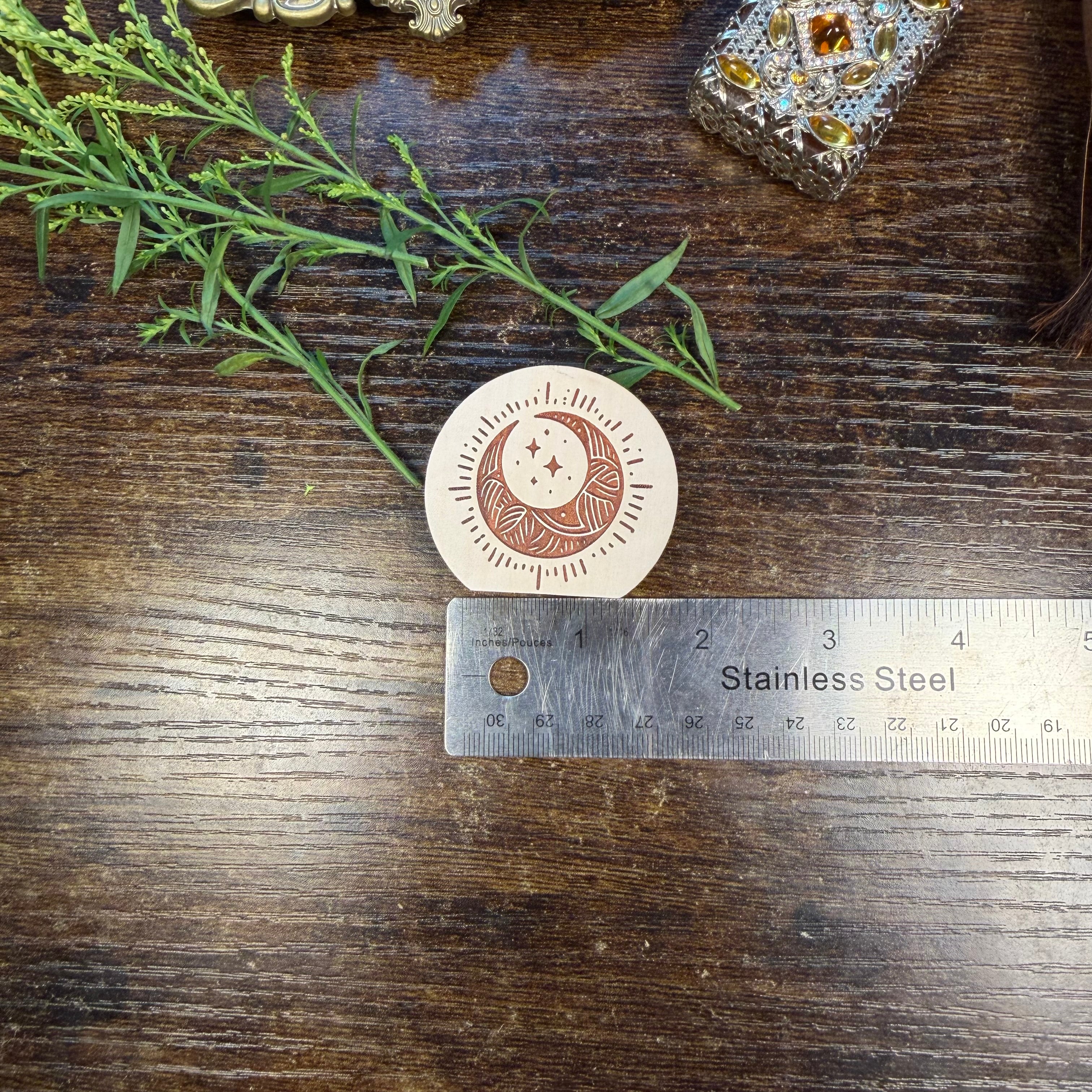 Tarot Card Holder - Moon