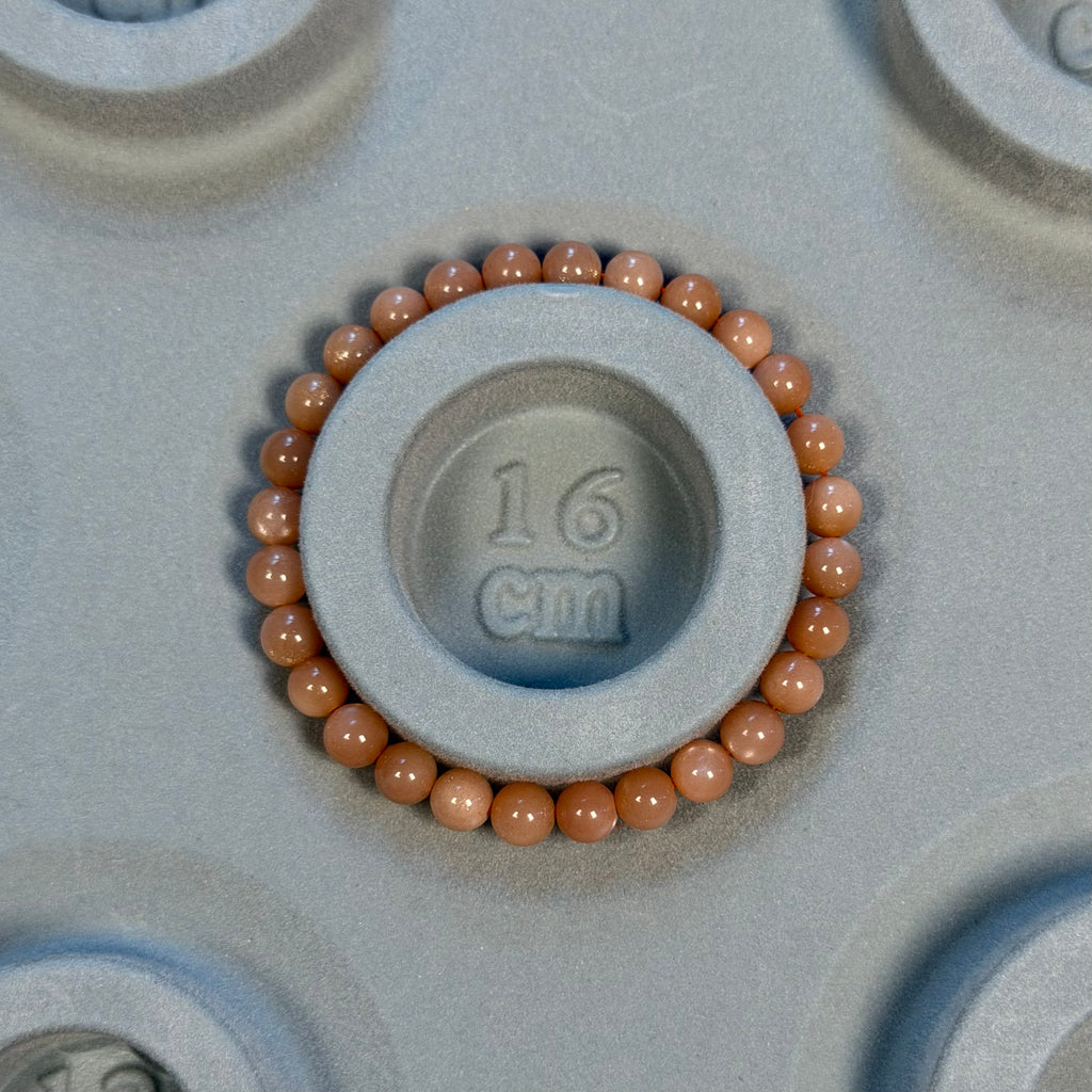 Peach Moonstone Bracelet