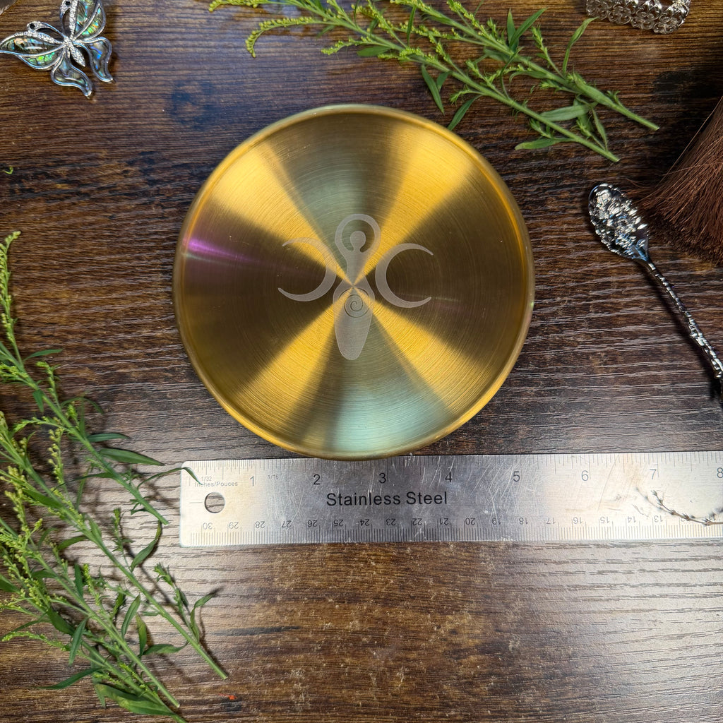 Altar Dish - Spiral Goddess
