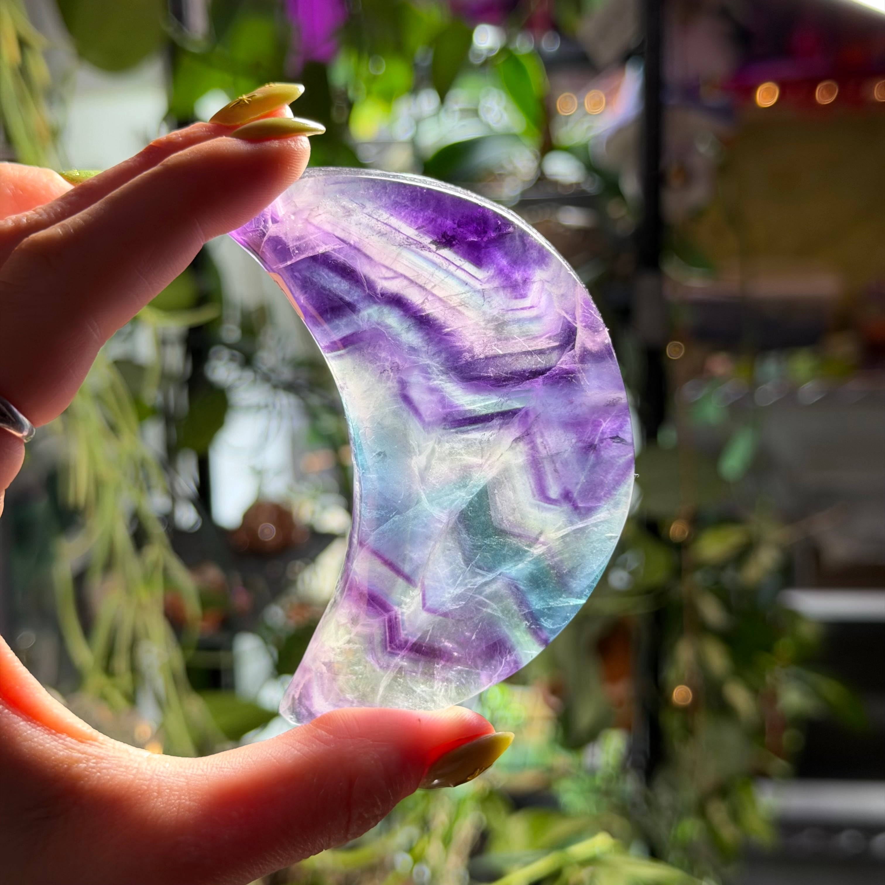 Fluorite Moon Bowl