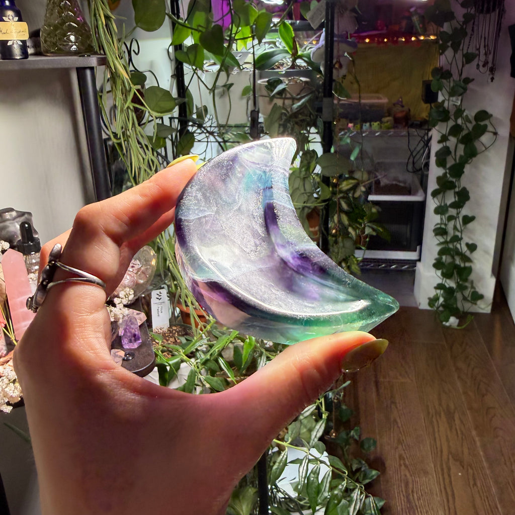 Fluorite Moon Bowl
