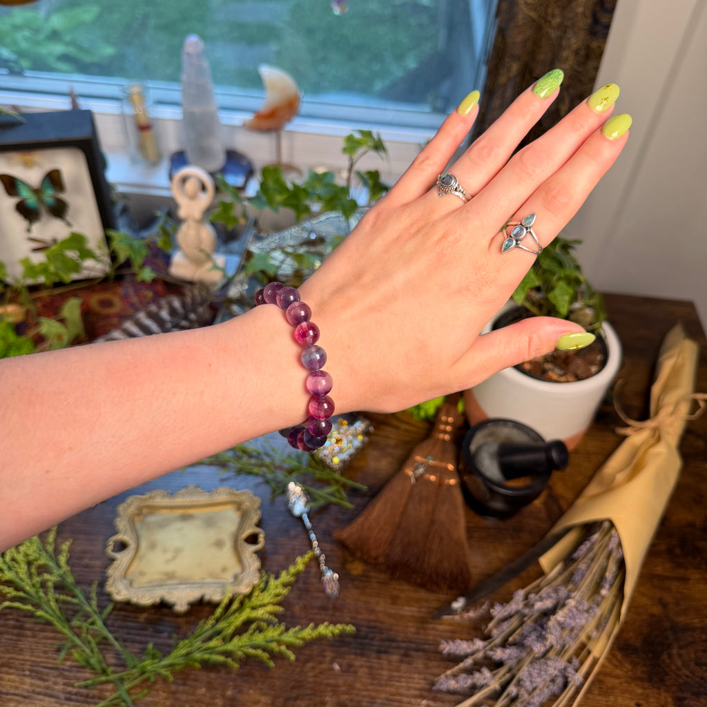 Juicy Fluorite Bracelet