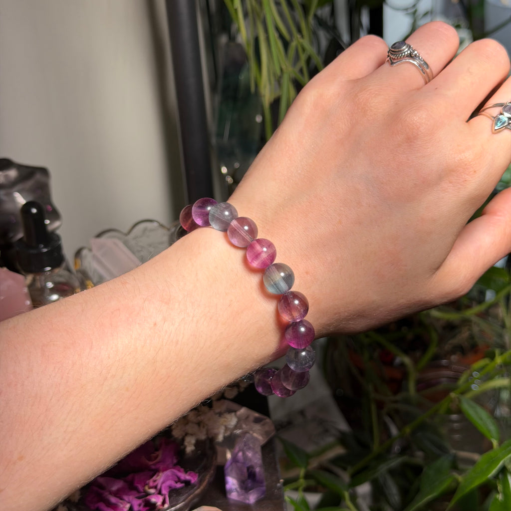 Juicy Fluorite Bracelet