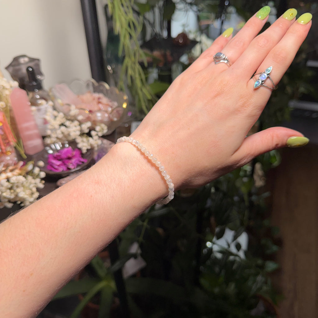 Rainbow Moonstone Bracelet