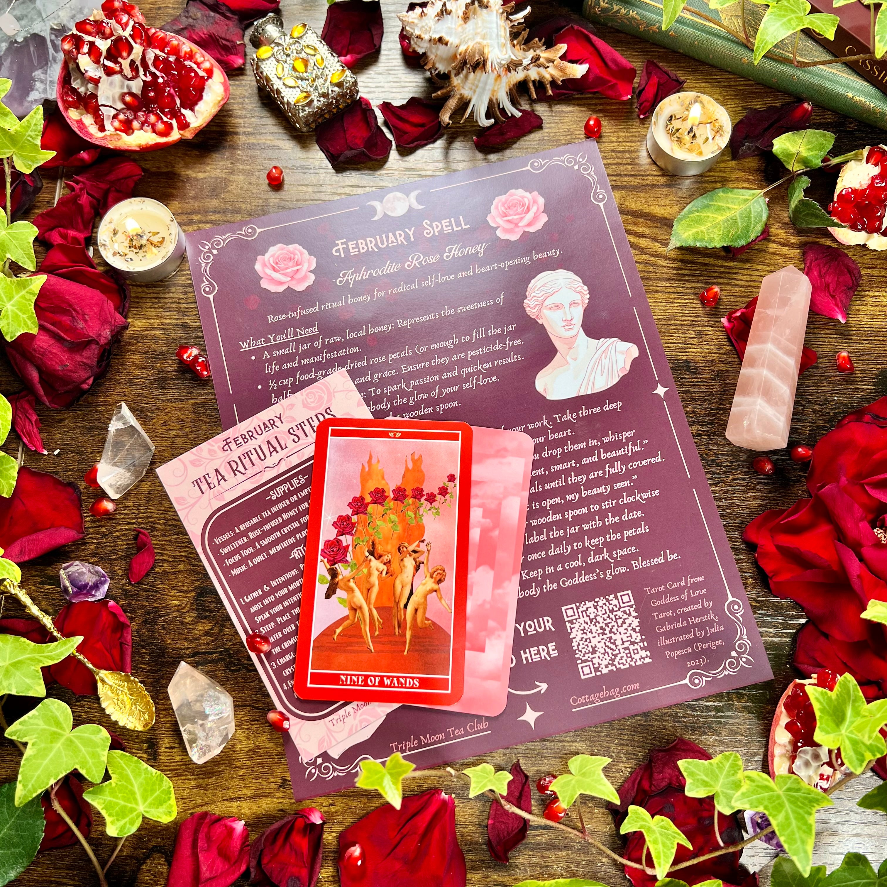 Triple Moon Tea Club Letters