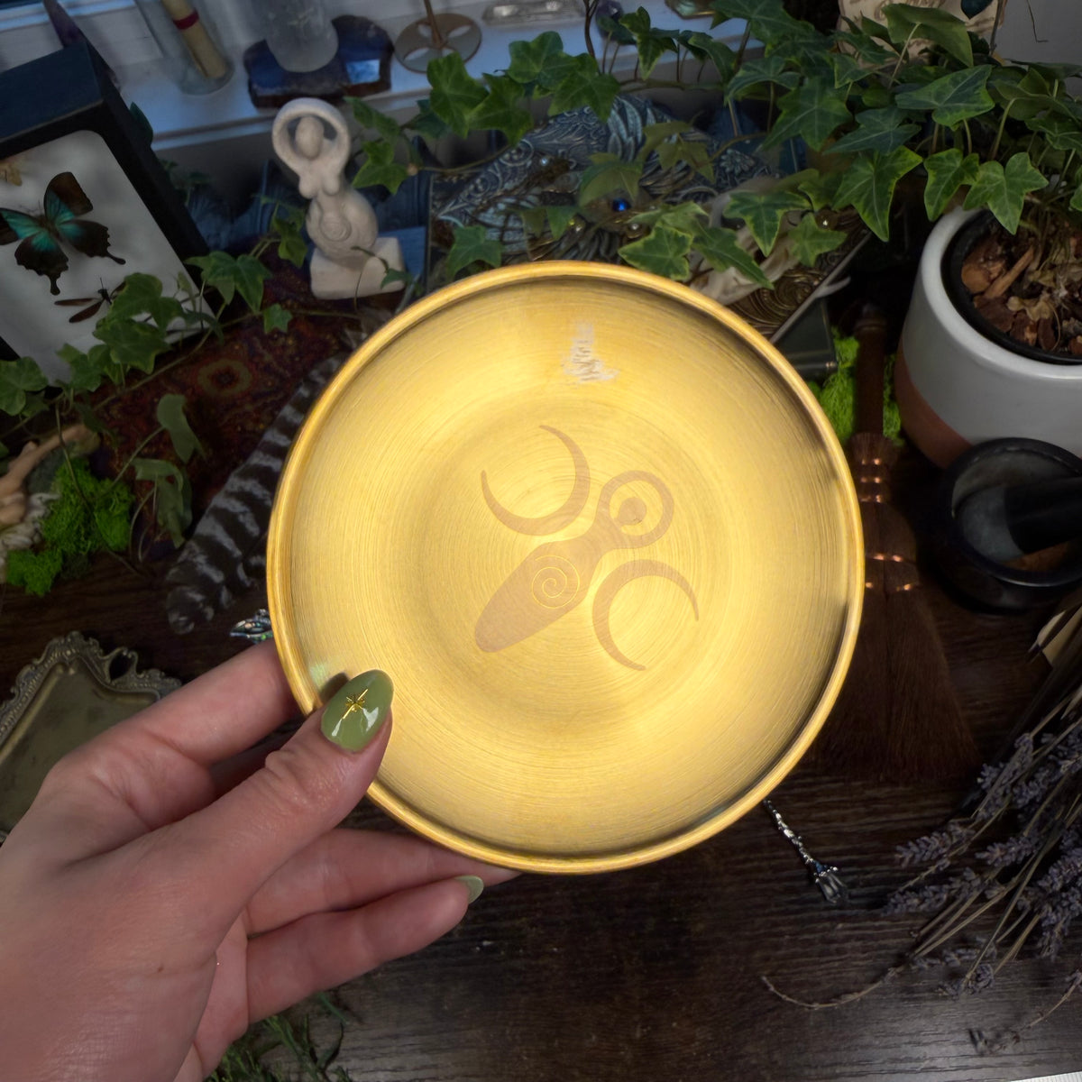 Altar Dish - Spiral Goddess