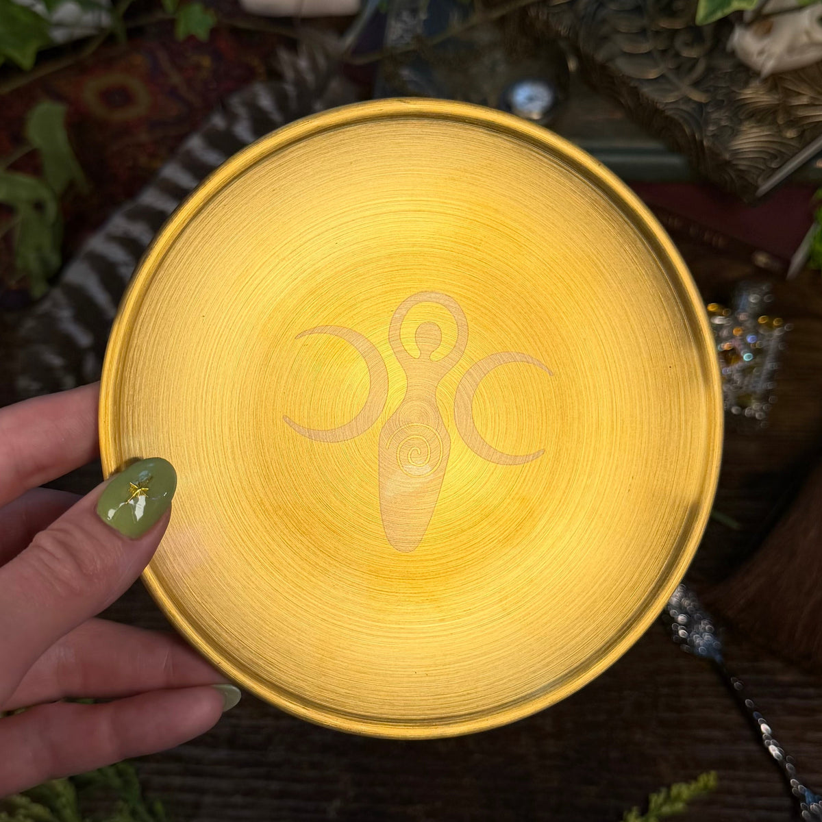 Altar Dish - Spiral Goddess