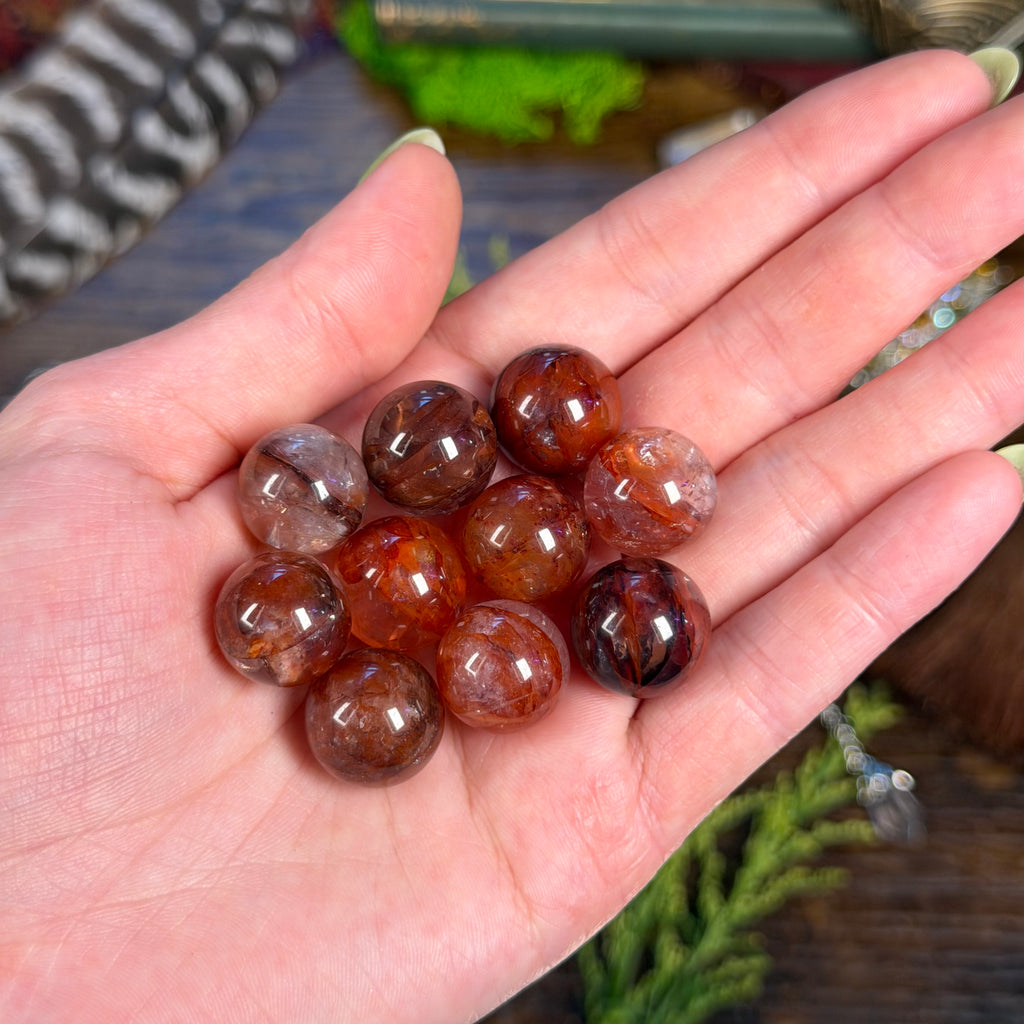 Fire Quartz Mini Sphere