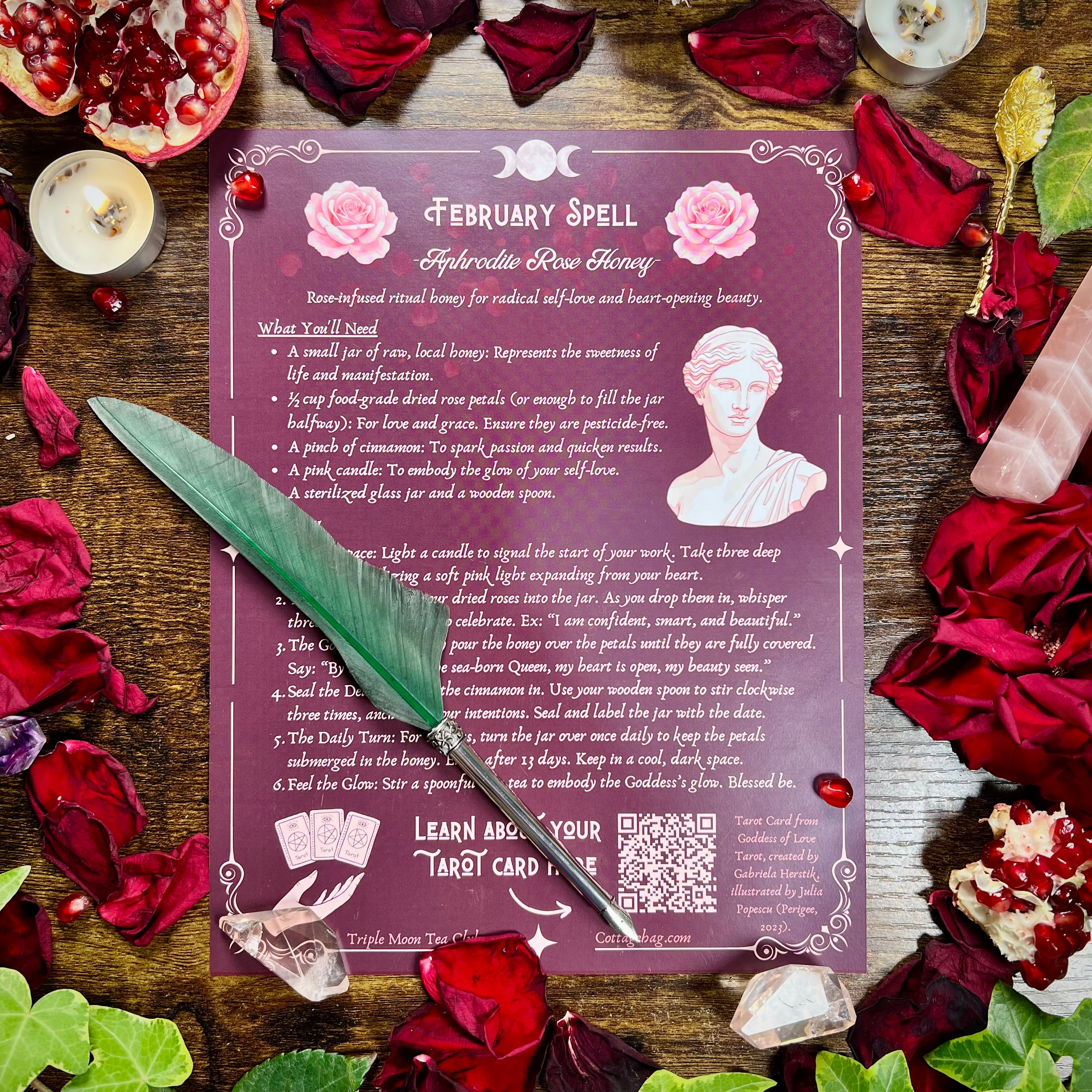 Triple Moon Tea Club Letters