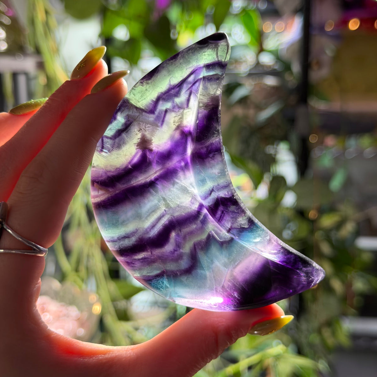 Fluorite Moon Bowl