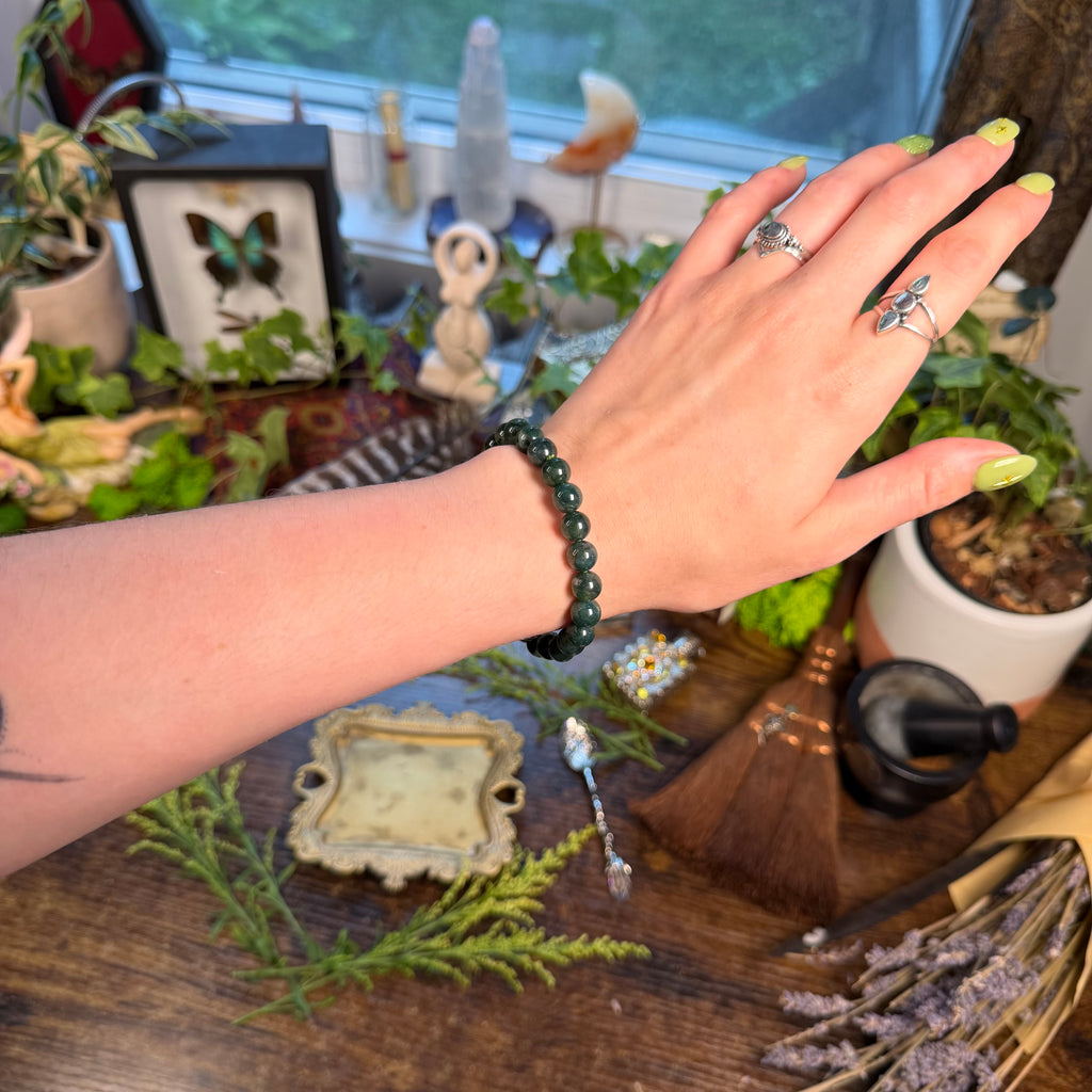 Moss Agate Bracelet