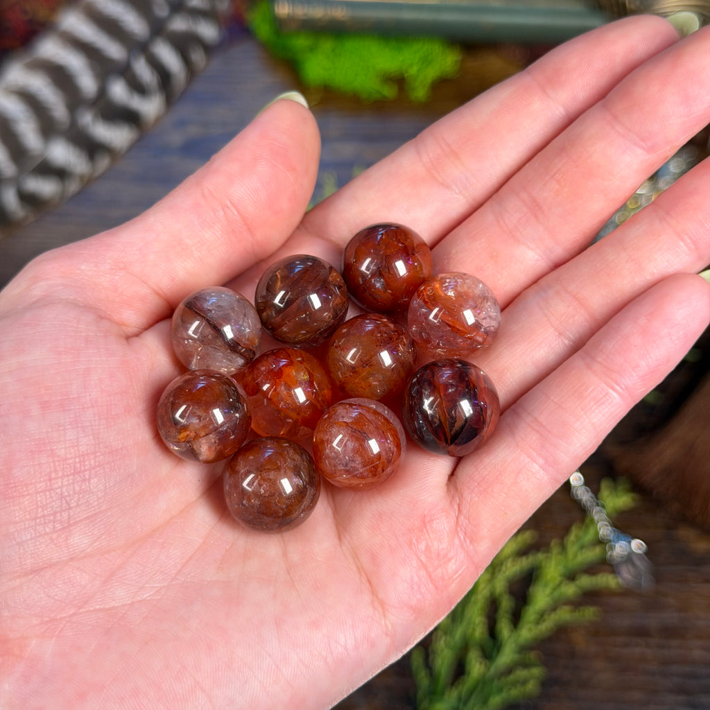 Fire Quartz Mini Sphere