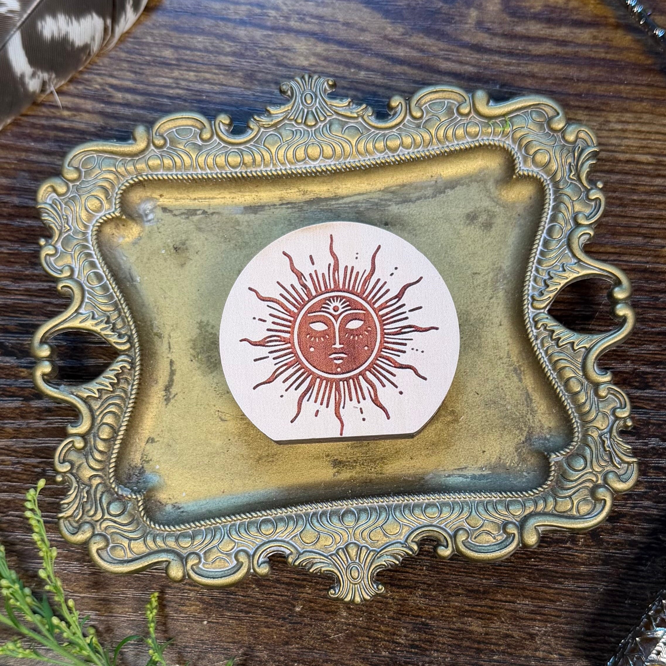 Tarot Card Holder - Sun