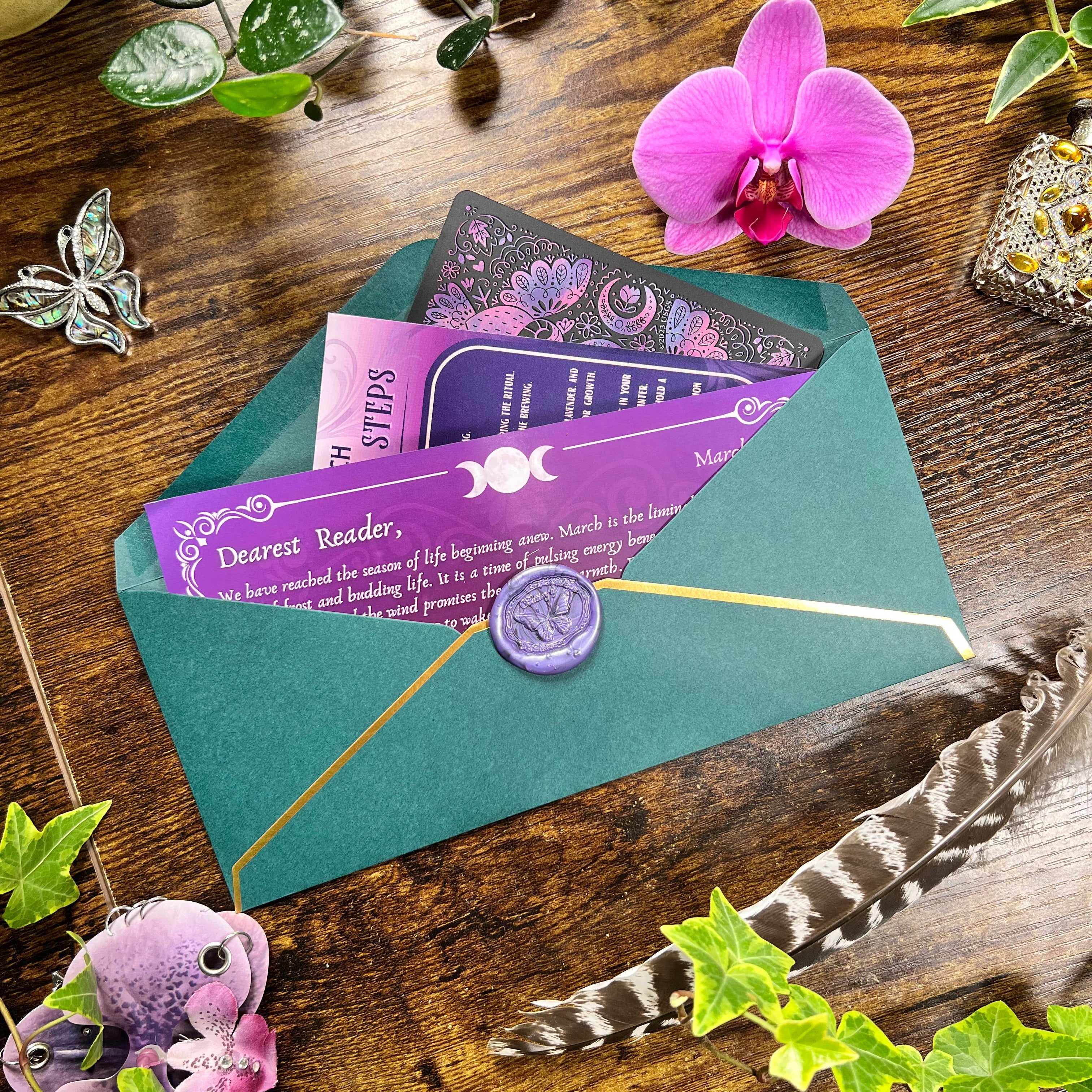 Triple Moon Tea Club Letters