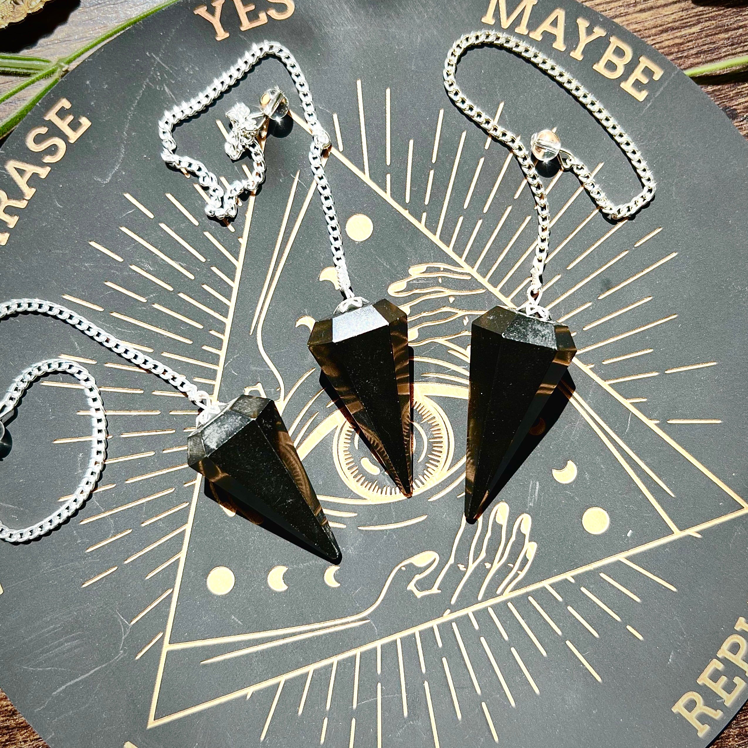 Black Tourmaline Pendulum