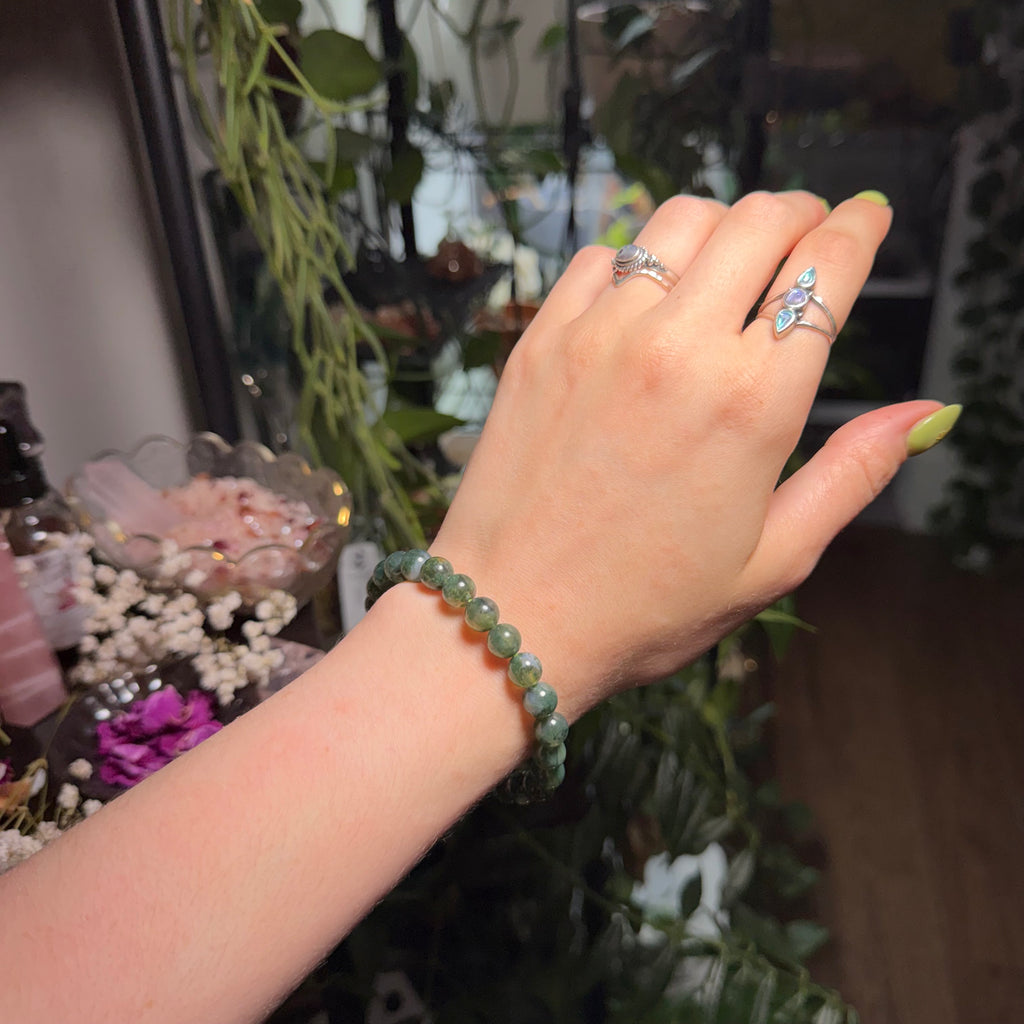Moss Agate Bracelet