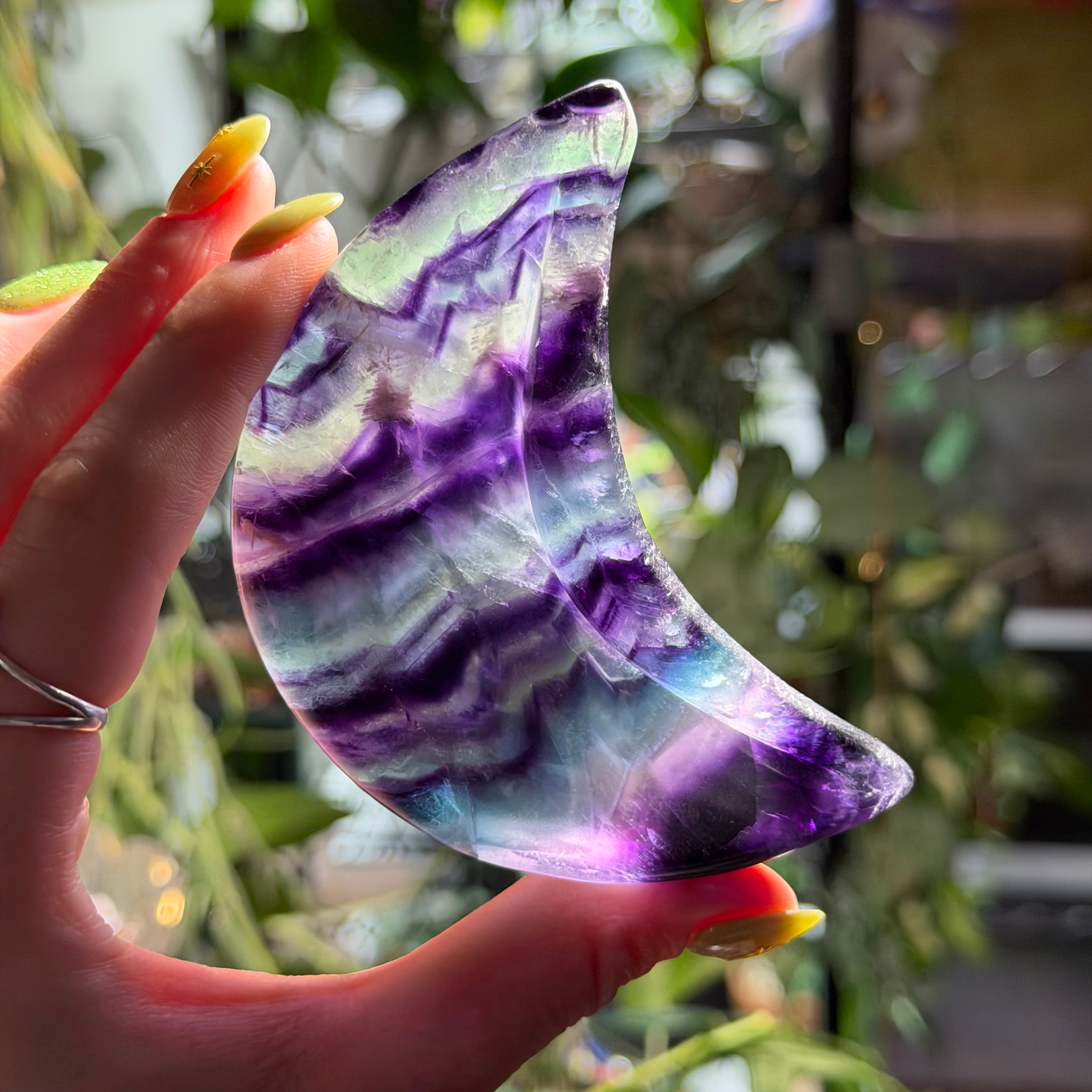 Fluorite Moon Bowl