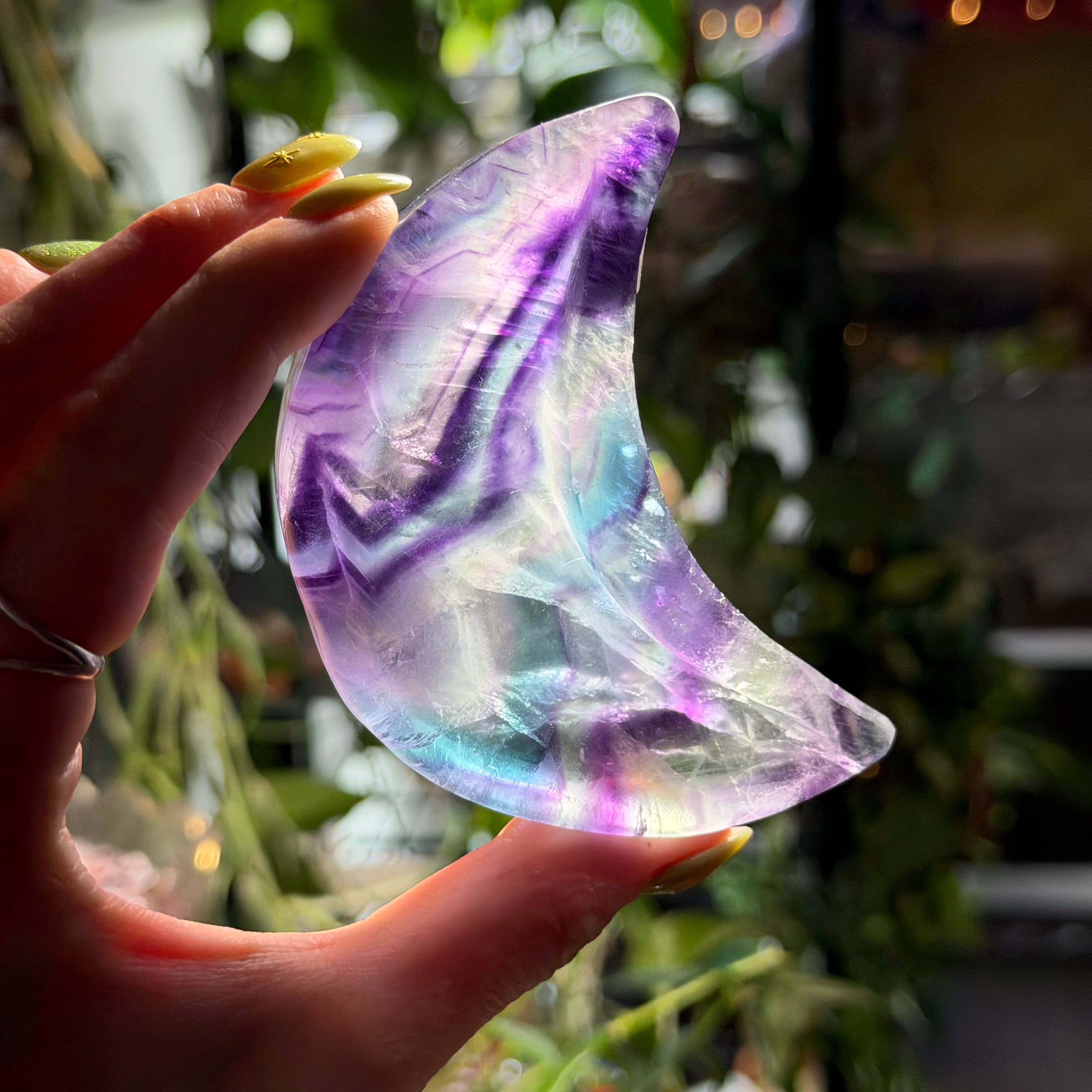 Fluorite Moon Bowl
