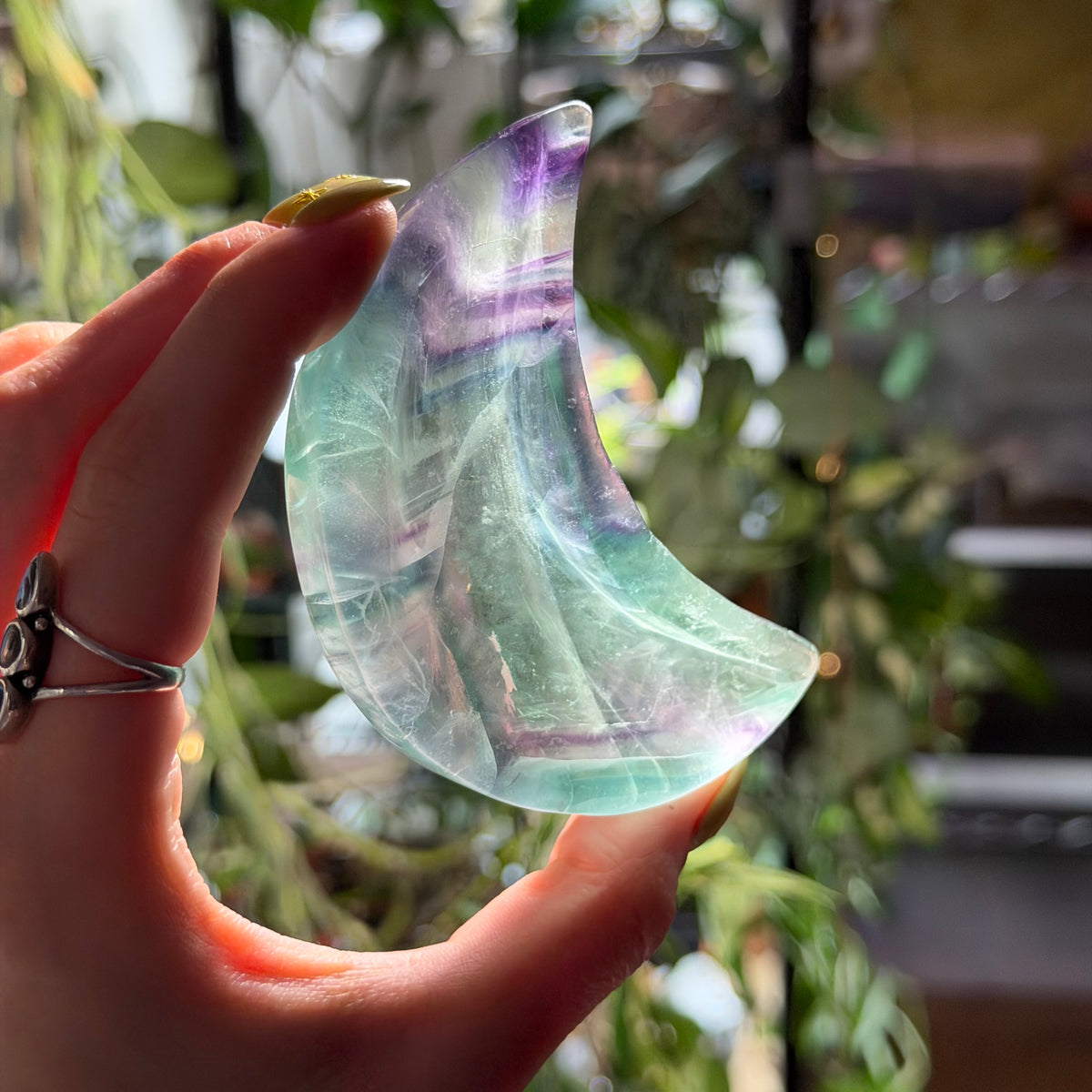 Fluorite Moon Bowl