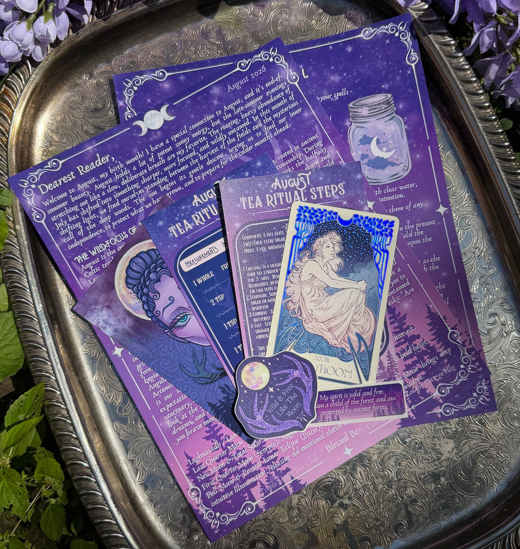 Triple Moon Tea Club Letters