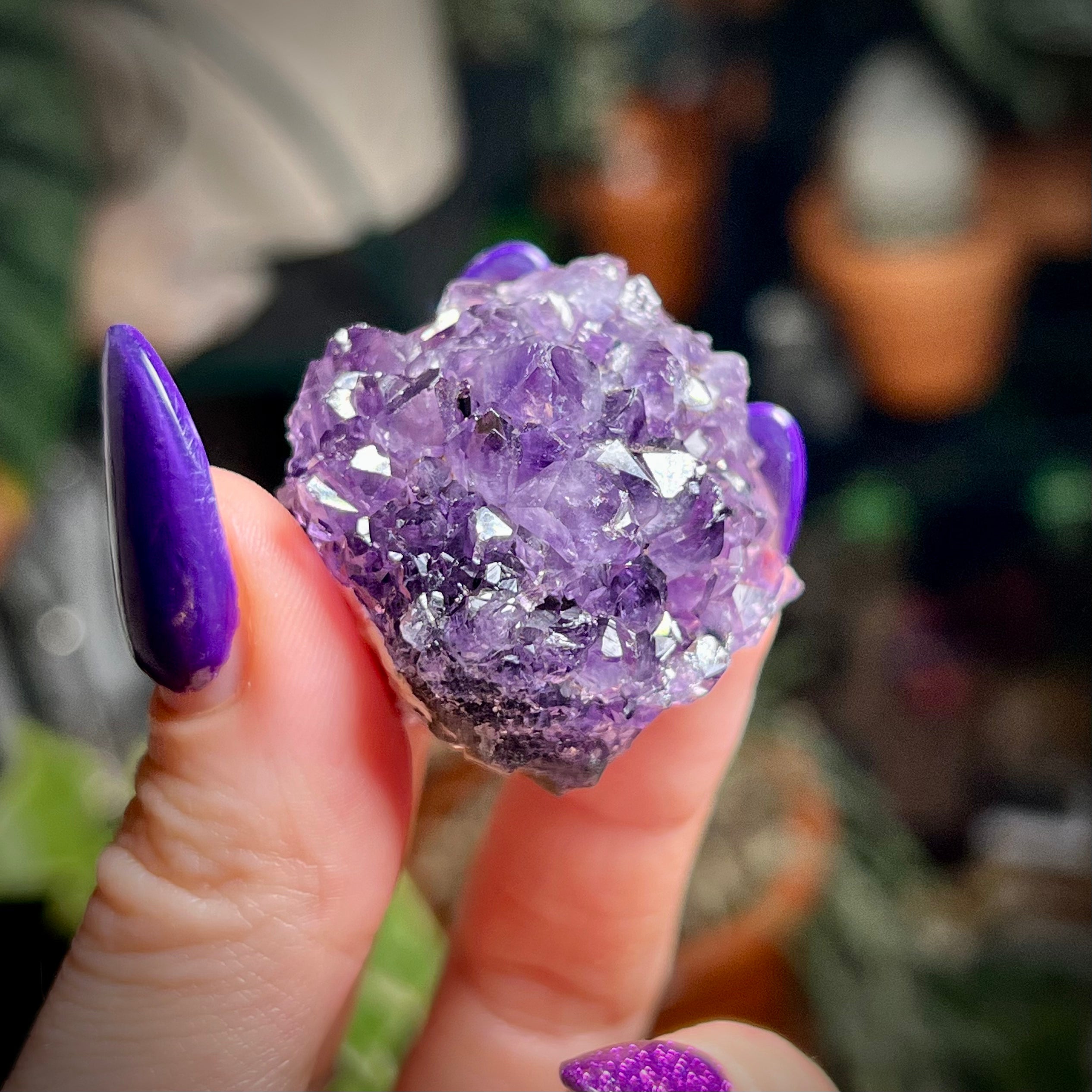 Flower Amethyst Collector Box