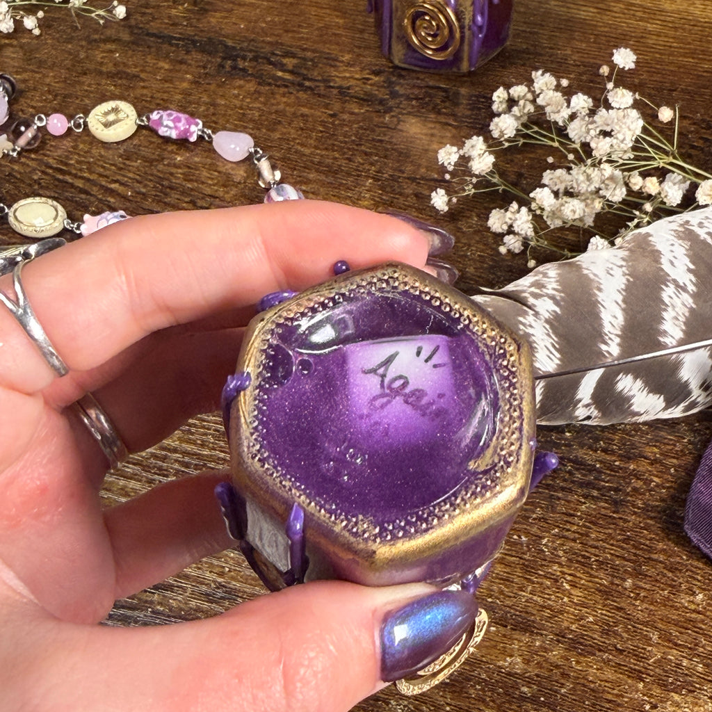 Divination Potions - Purple Spiral