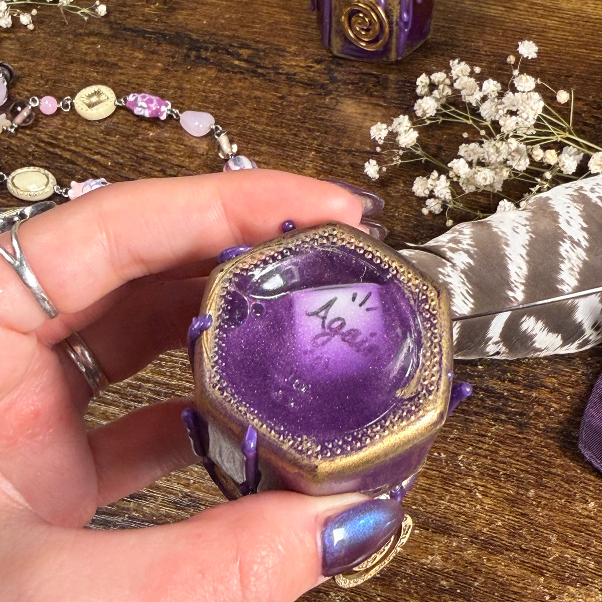 Divination Potions - Purple Spiral