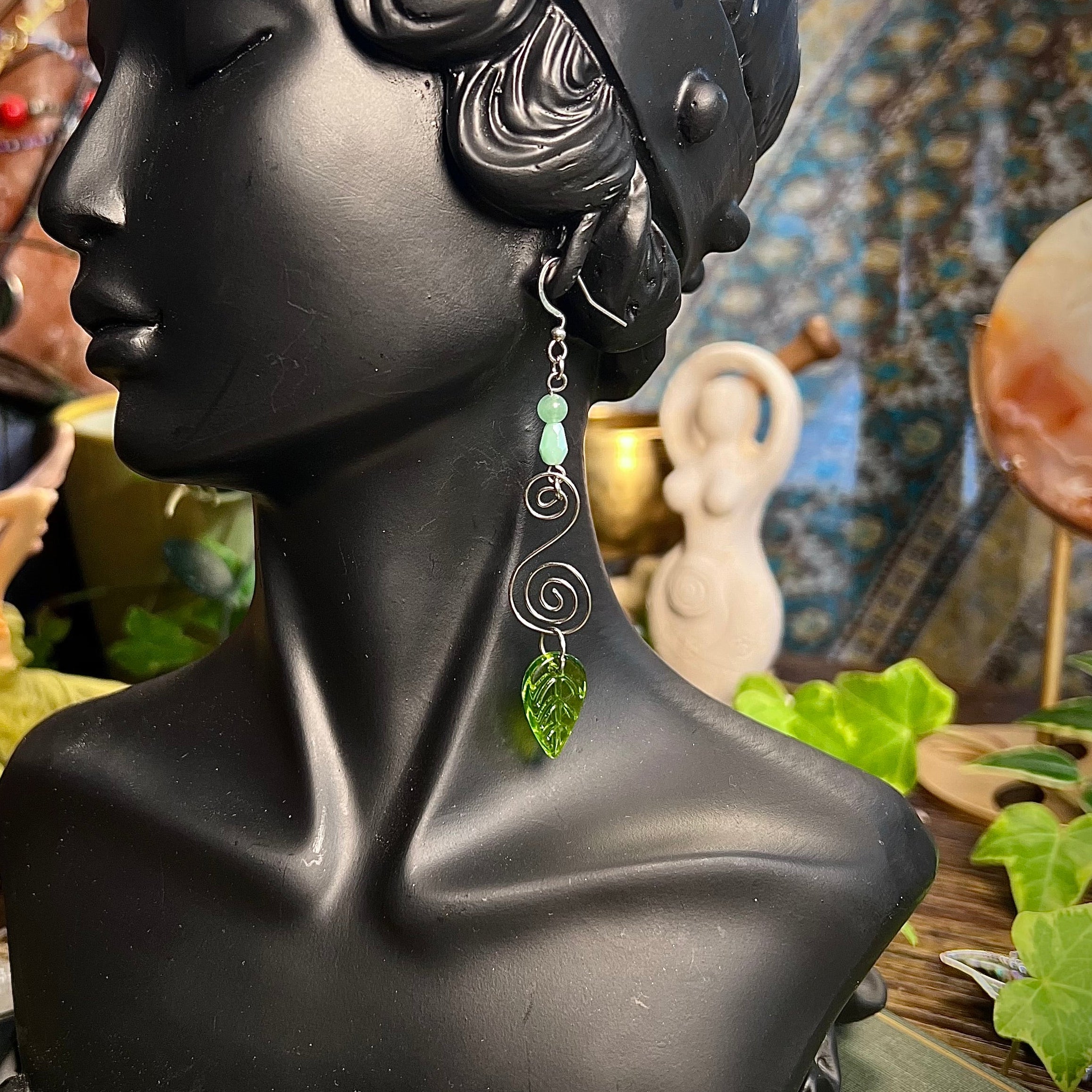 Spirals & Leaves Earrings