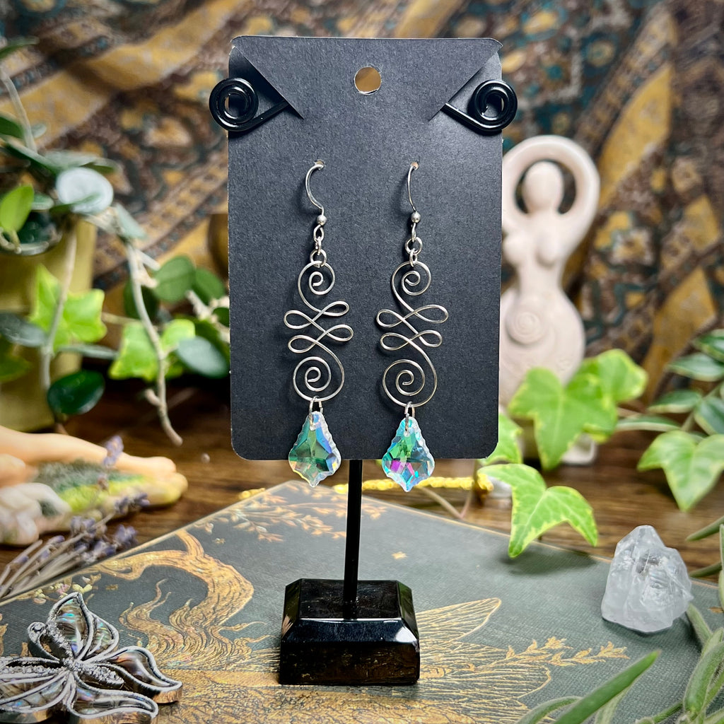 Unalome Suncatcher Earrings