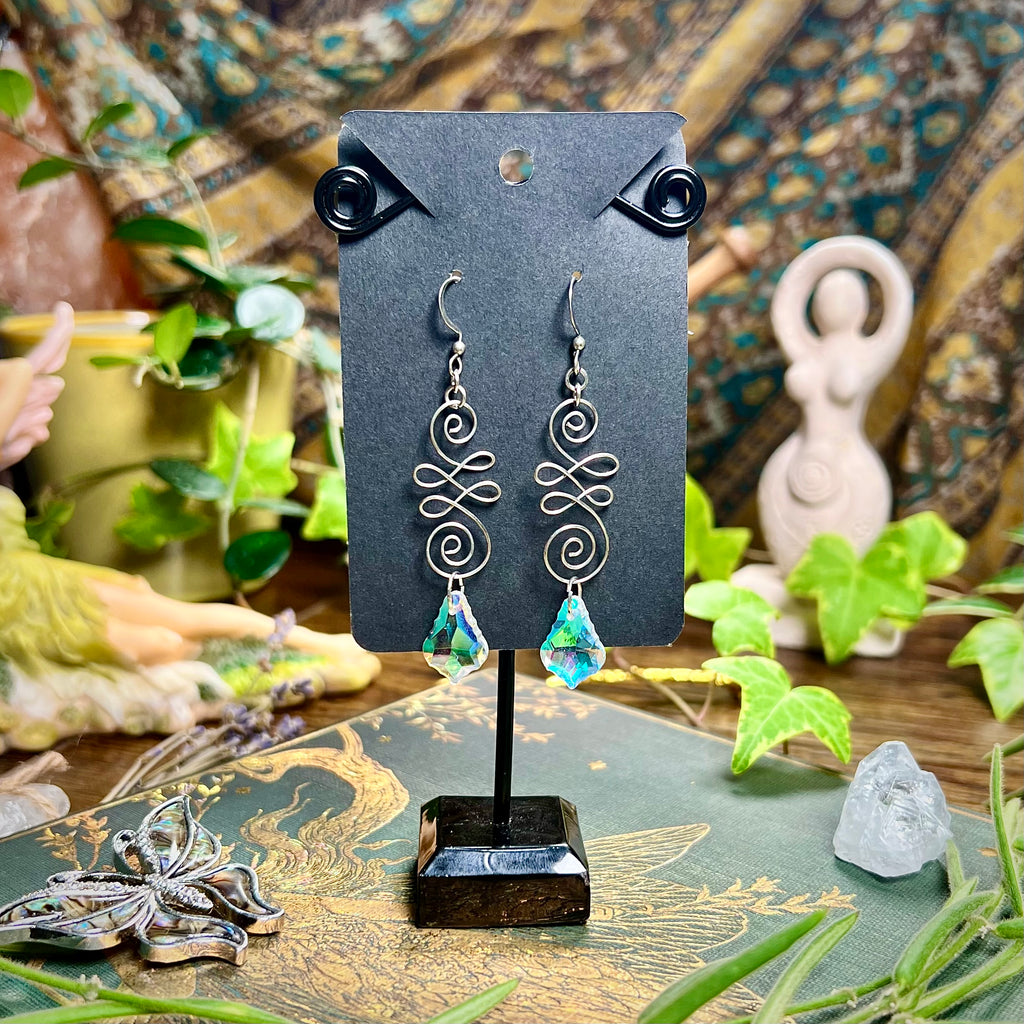 Unalome Suncatcher Earrings