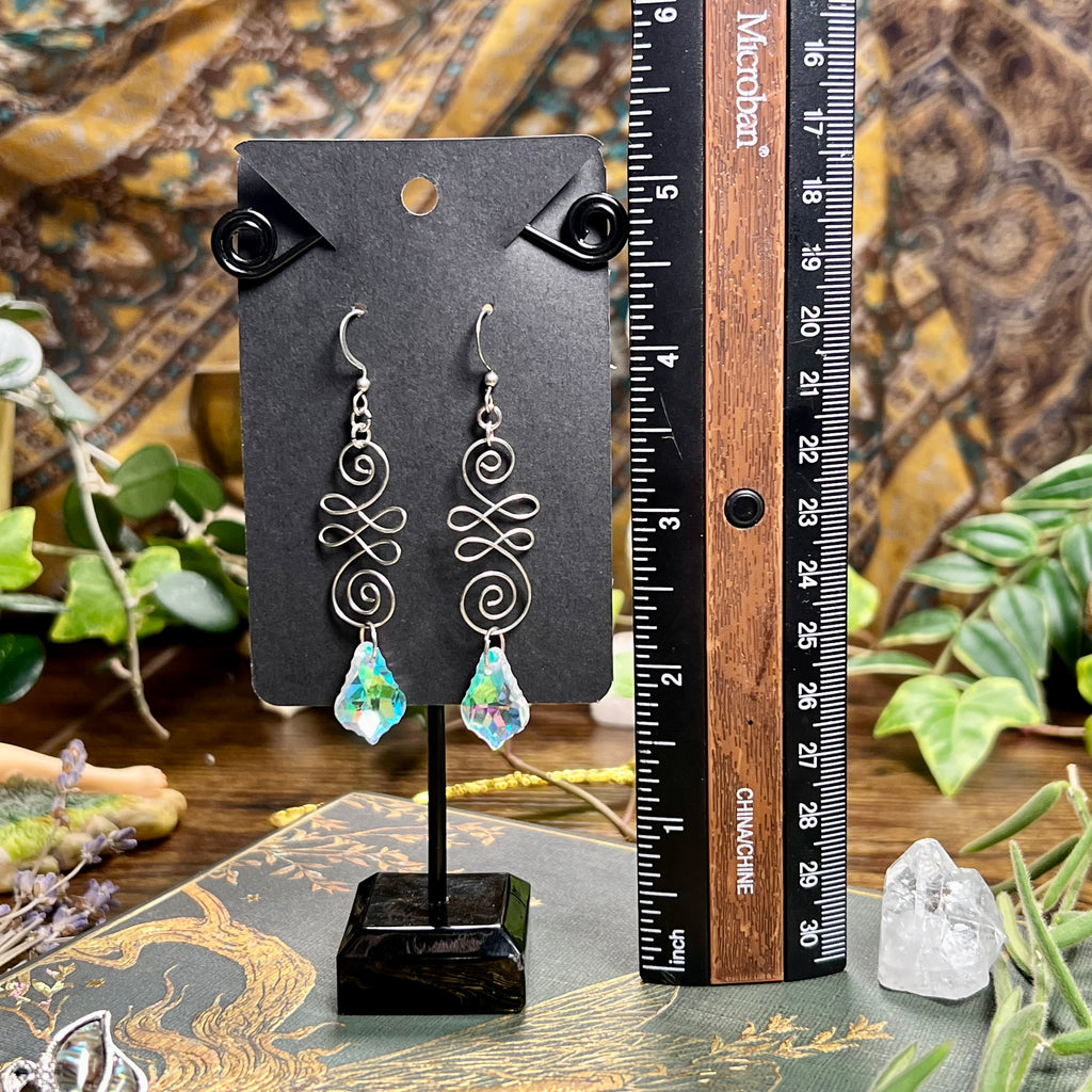 Unalome Suncatcher Earrings