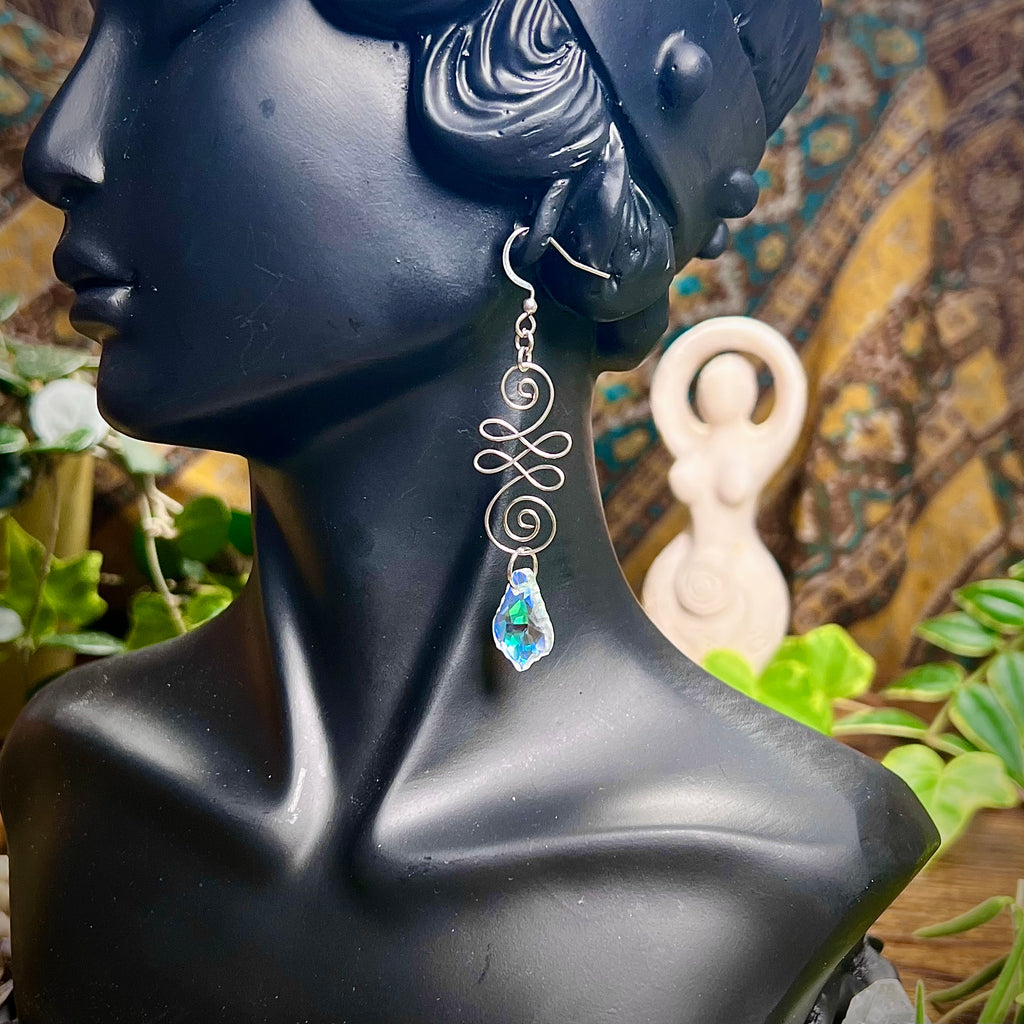 Unalome Suncatcher Earrings