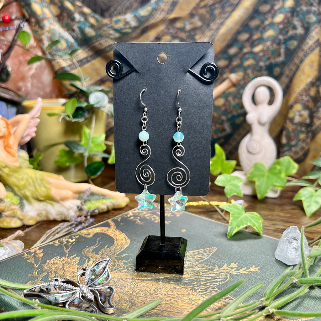 Spiral Suncatcher Earrings