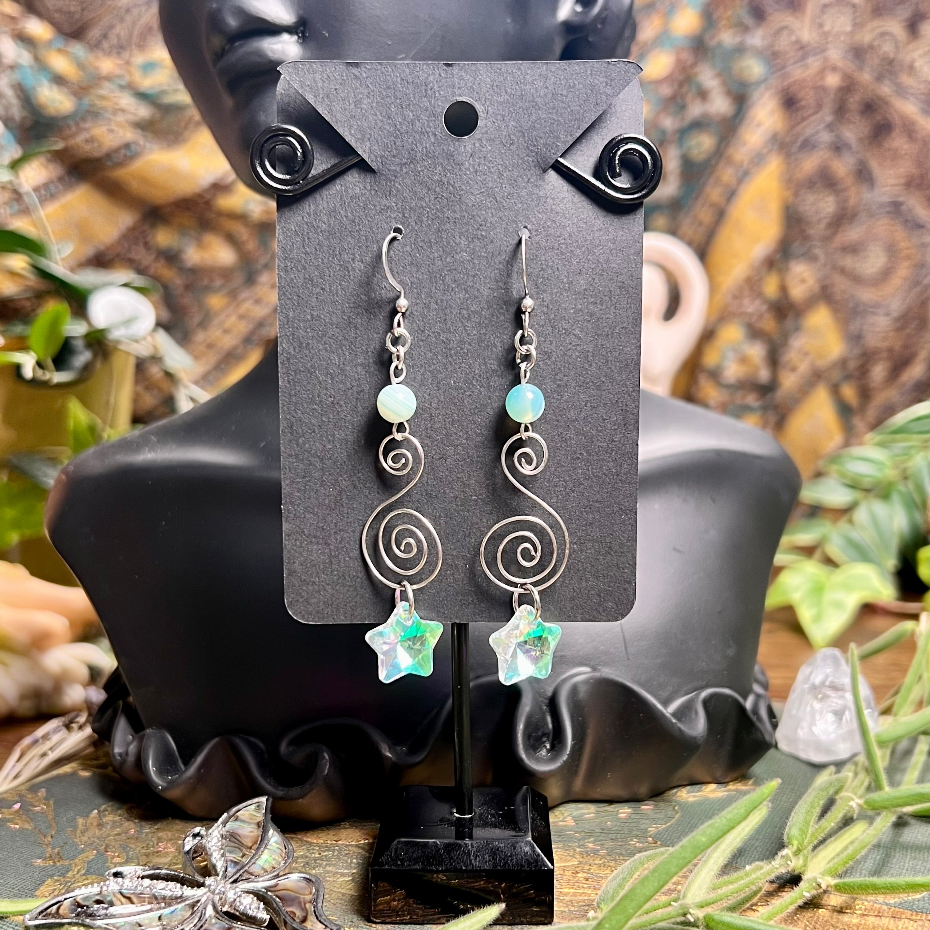 Spiral Suncatcher Earrings