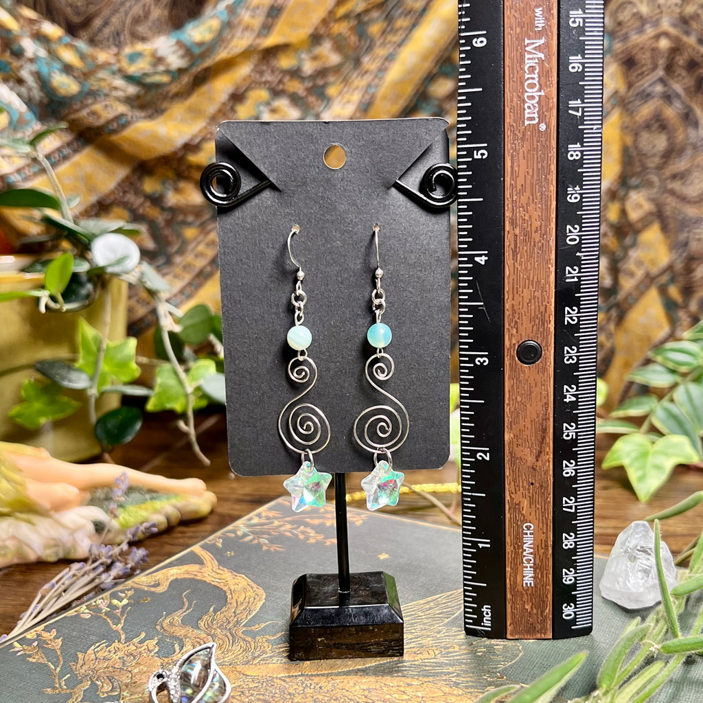 Spiral Suncatcher Earrings