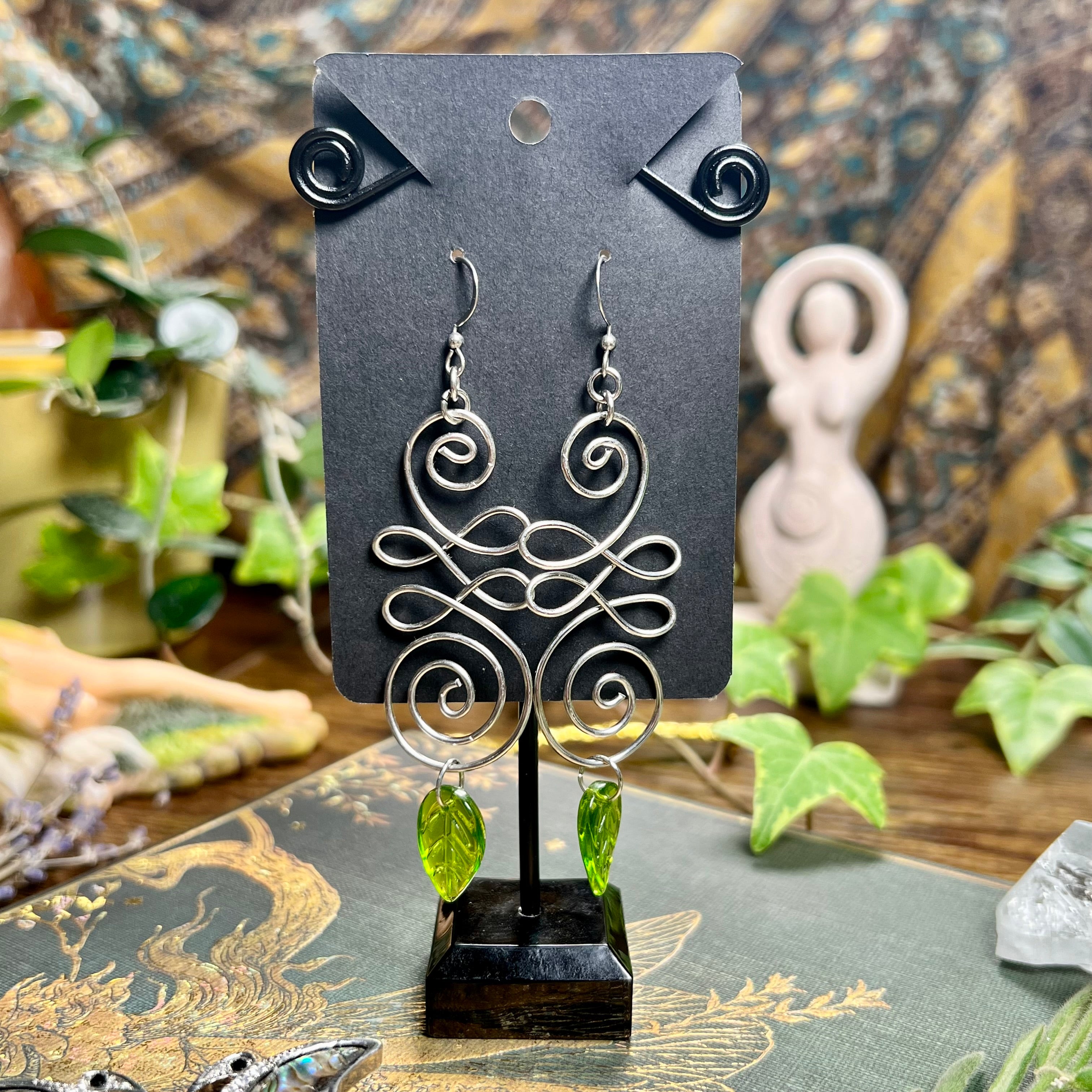 Unalome Forest Sprout Earrings