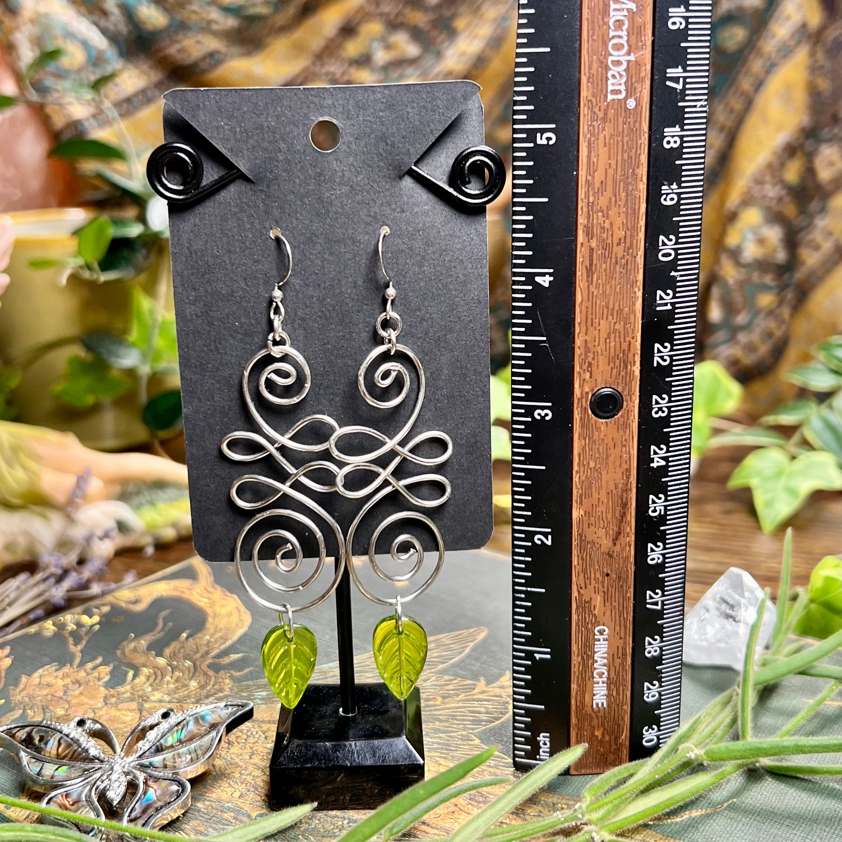 Unalome Forest Sprout Earrings