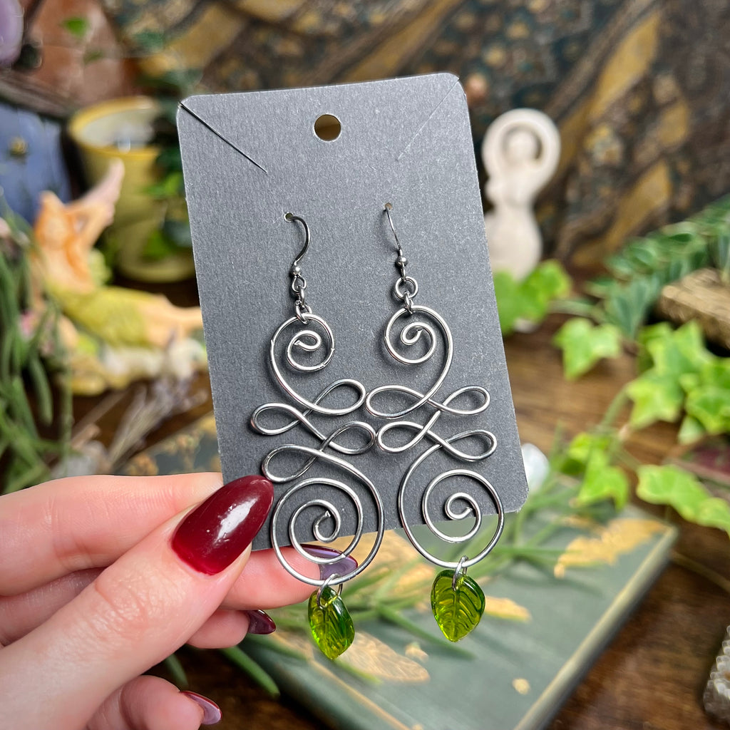 Unalome Forest Sprout Earrings