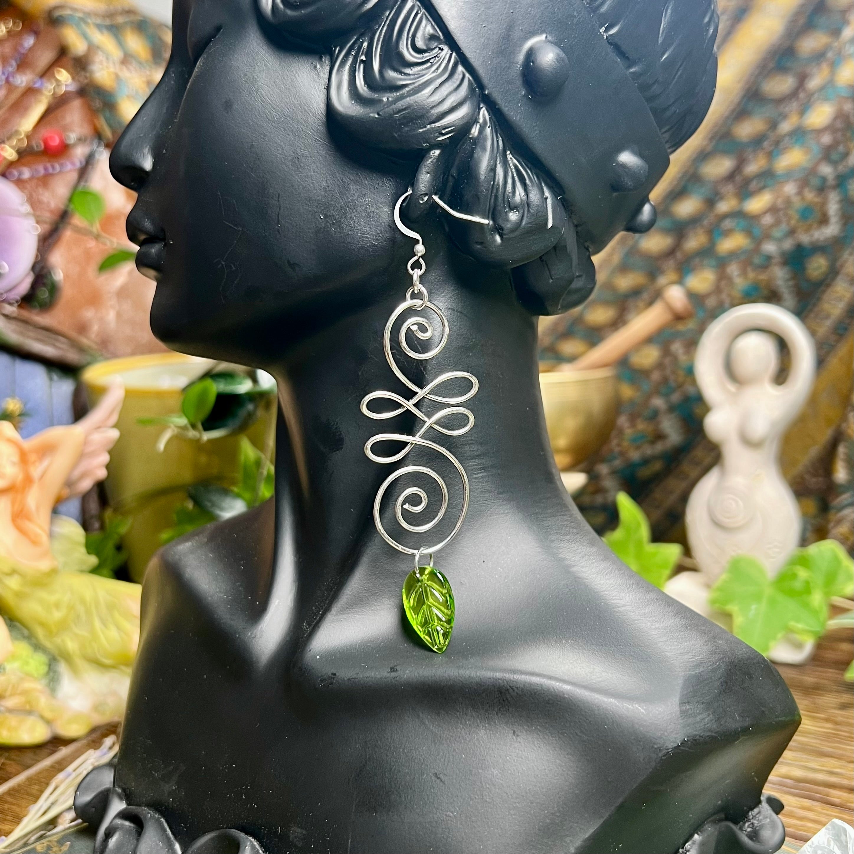 Unalome Forest Sprout Earrings