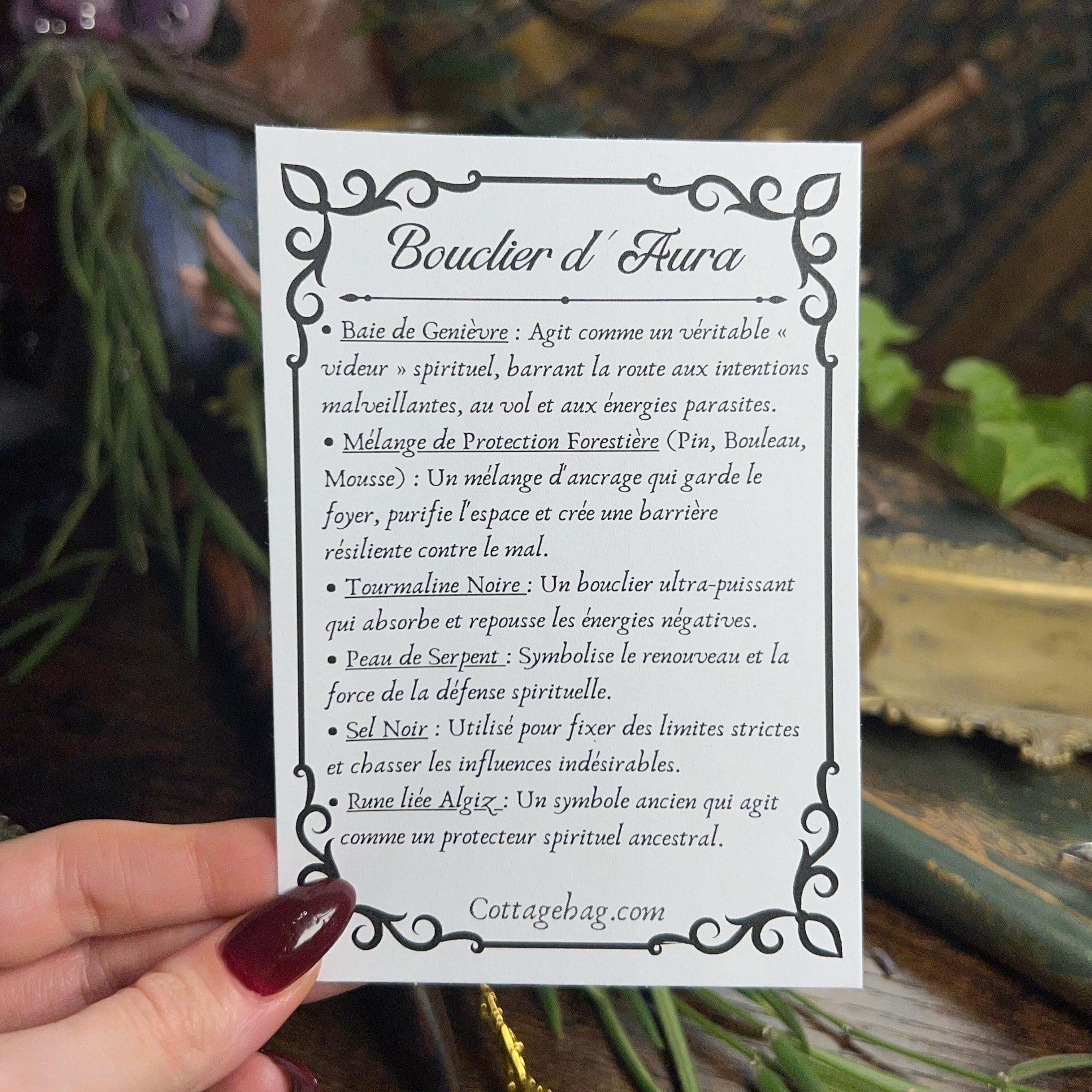 Protection - Aura Shield Spell Jar Necklace