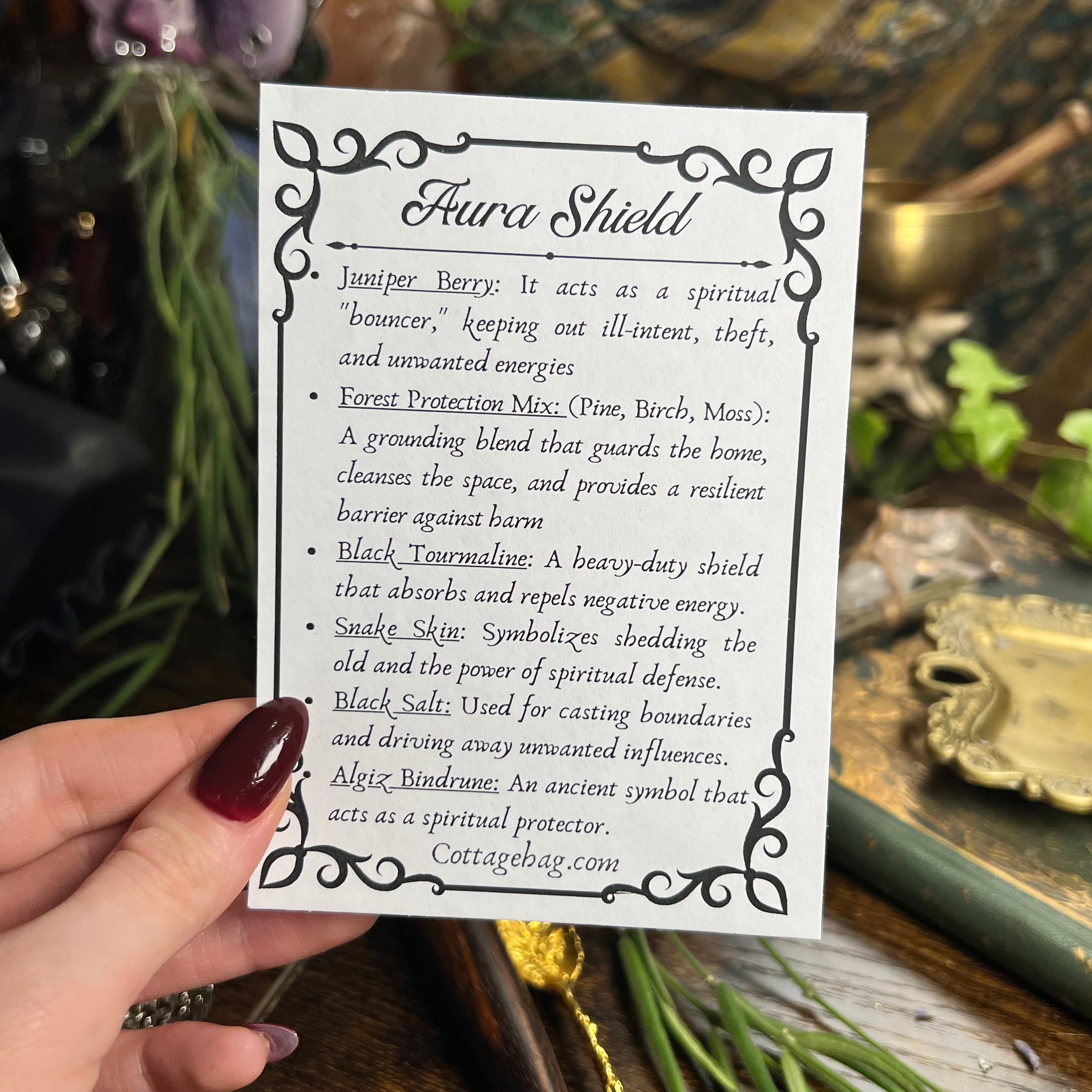 Protection - Aura Shield Spell Jar Necklace