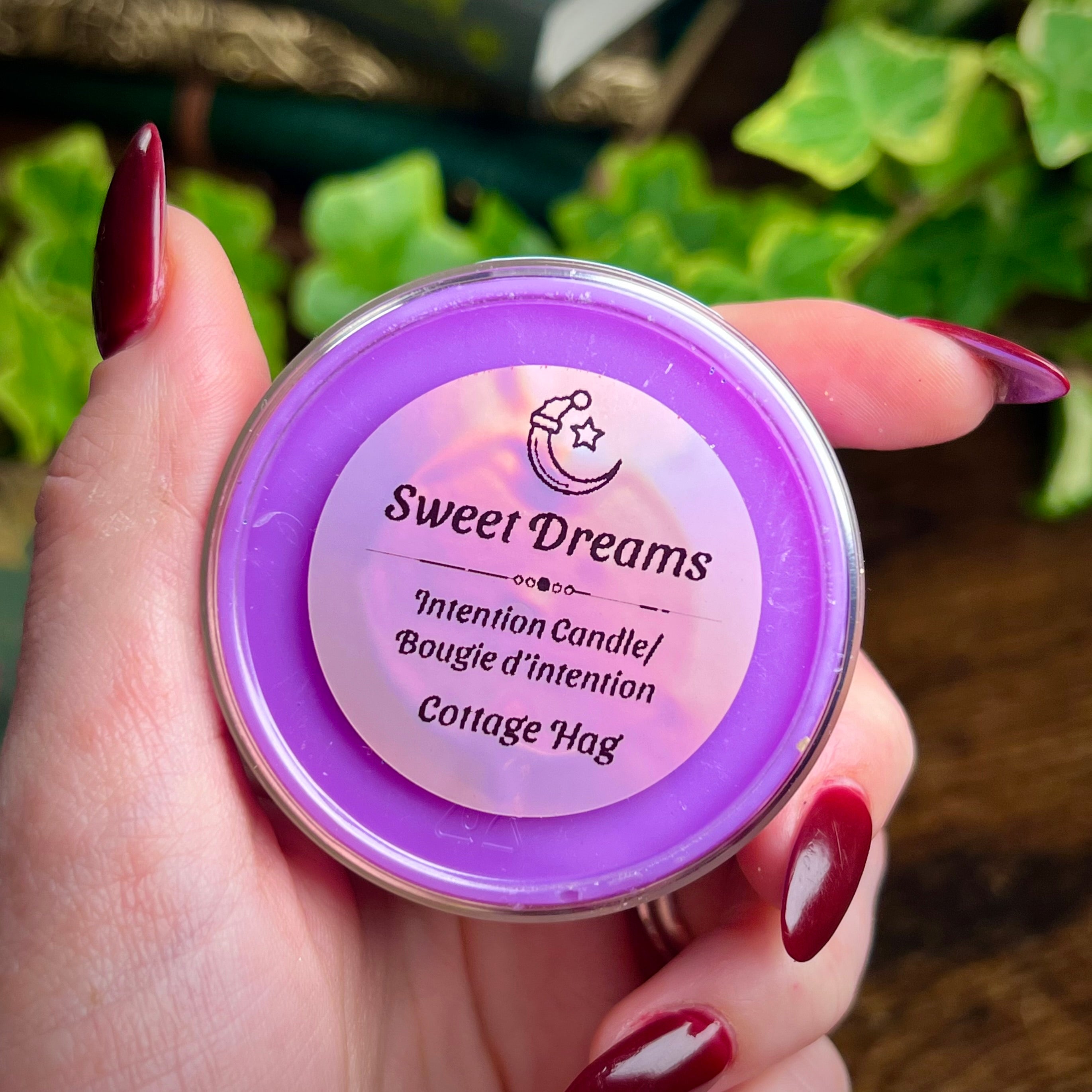 Sweet Dreams - Large Tealight Candle