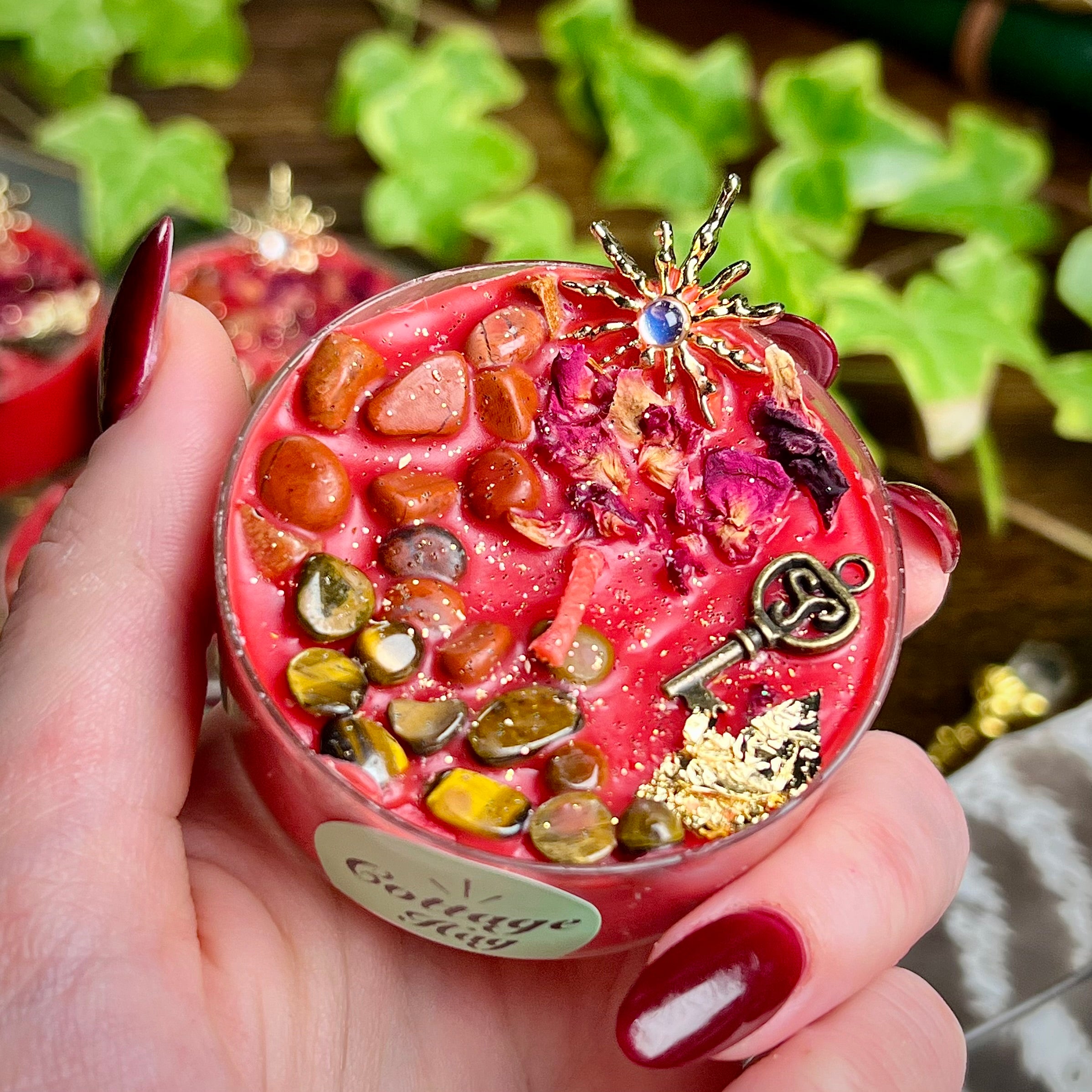 Love Spell - Large Tealight Candle