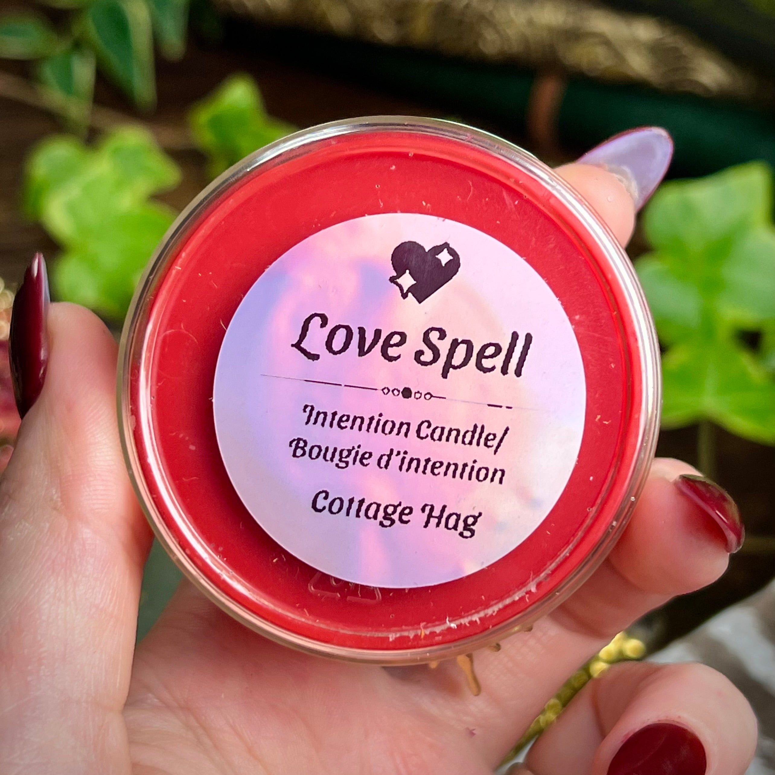 Love Spell - Large Tealight Candle