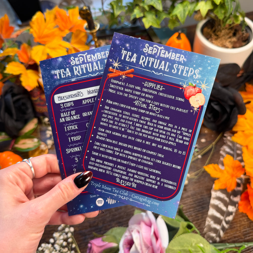 September Edition - Triple Moon Tea Club Letters