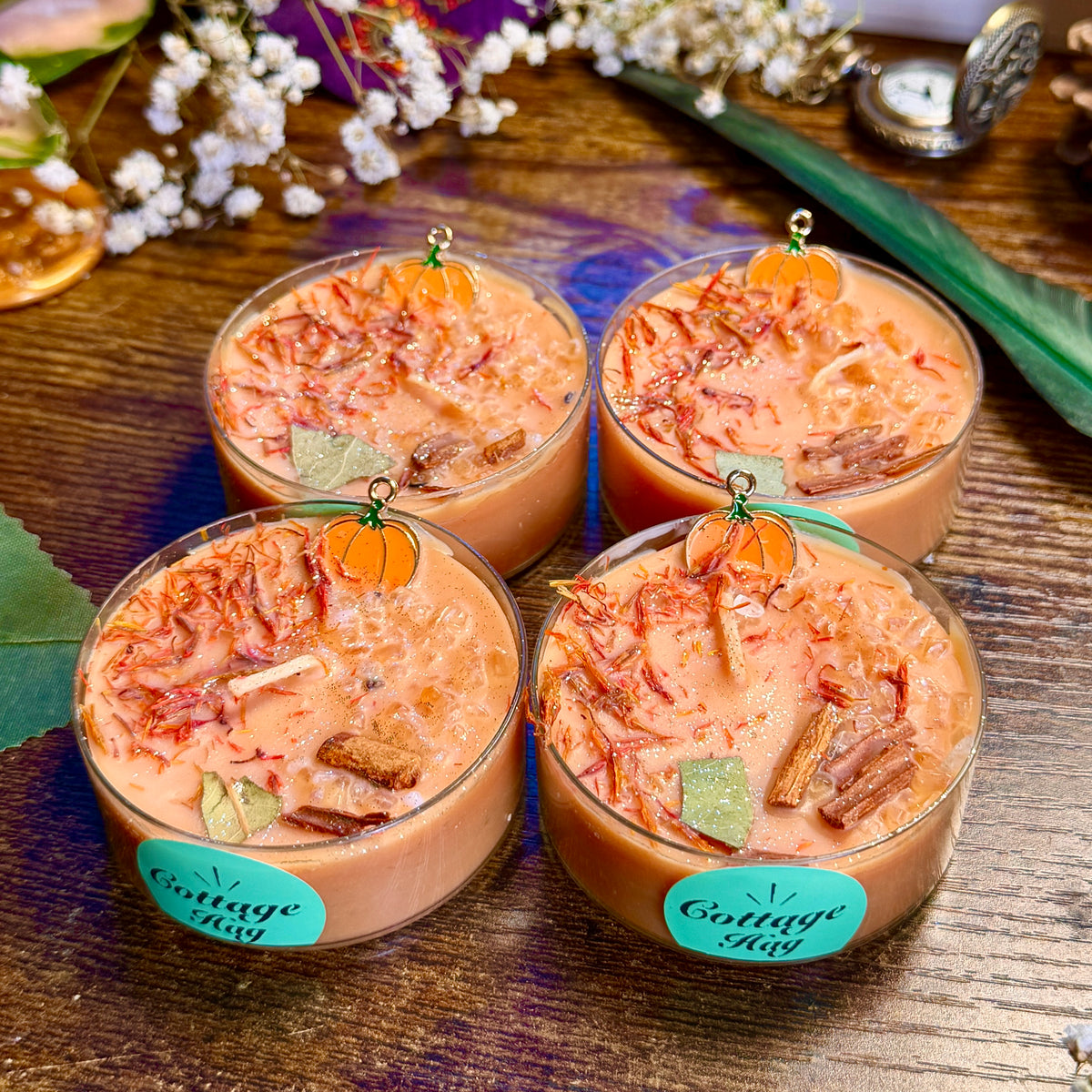 Harvest Pumpkin - Large Tea Light