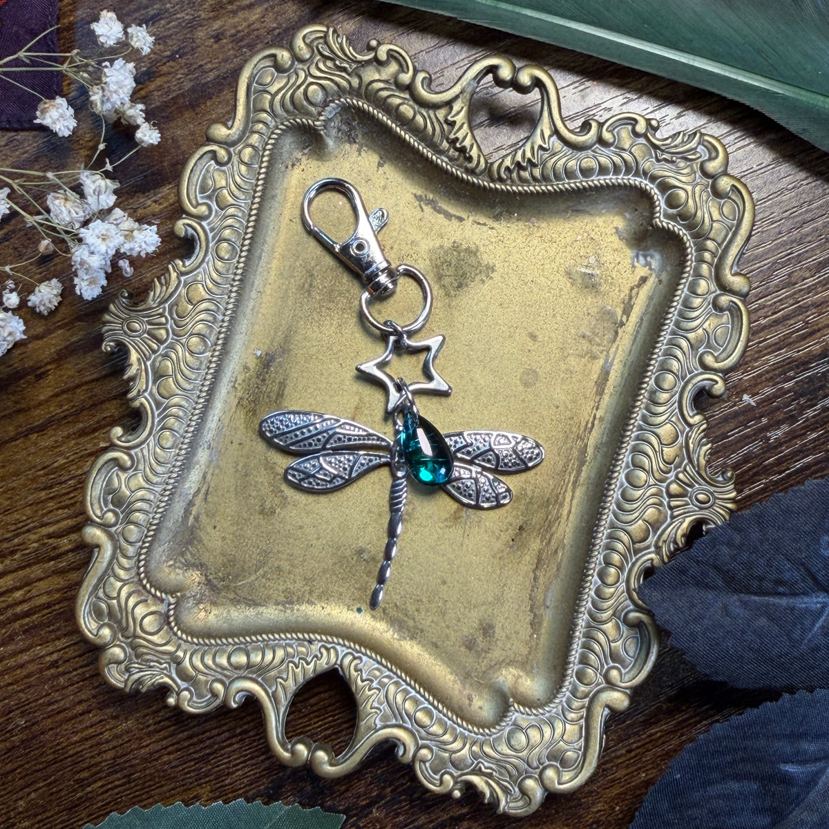Dragonfly Drop Keychain